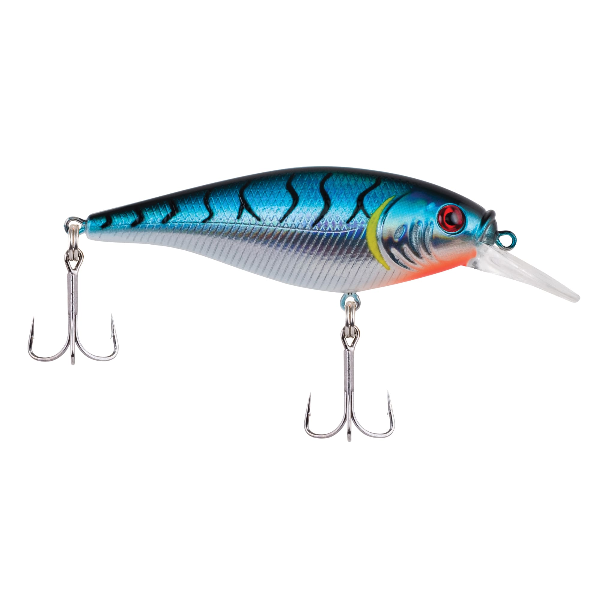 DYNWAVECA Topwater Fishing Lure Floating Lure Lifelike Plopping Bass Lure  Top Water Bass Lure for Trout, Bass, Perch Freshwater Fishing Blue 