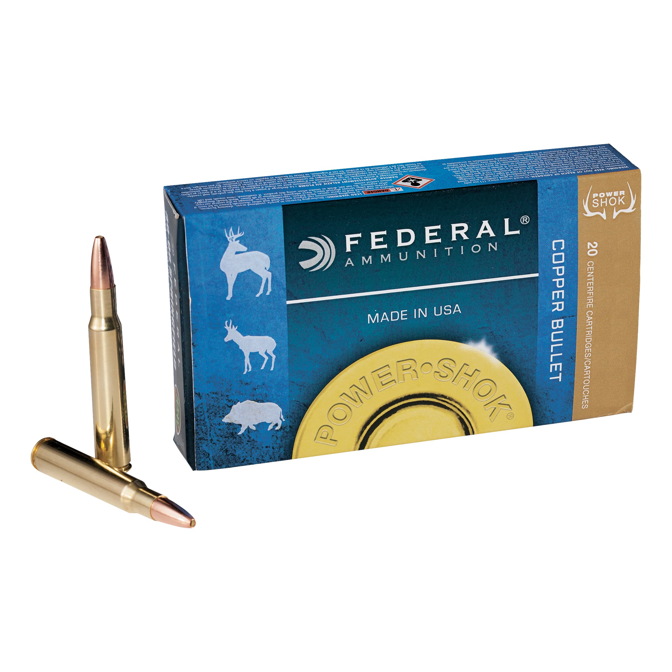 Federal® Power-Shok Copper Rifle Ammunition