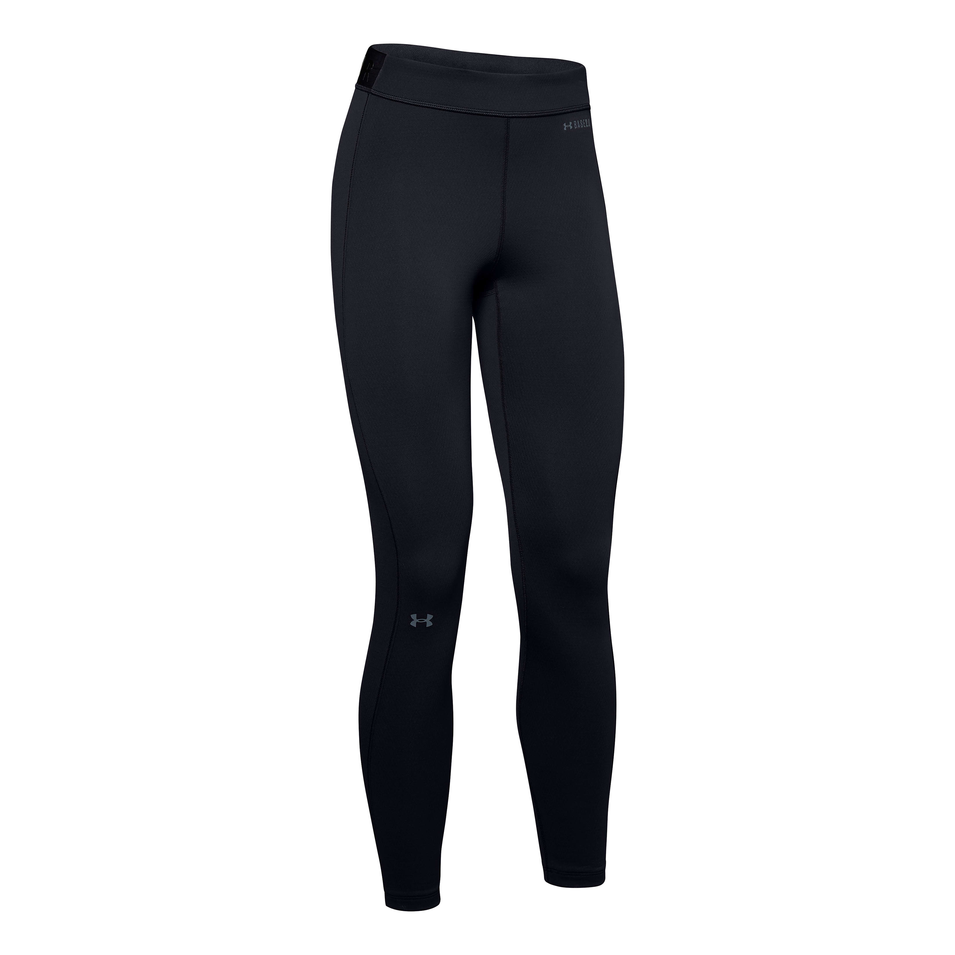 Under Armour HeatGear Novelty Ankle Womens Active Pants Size XL, Color:  Black/Black 