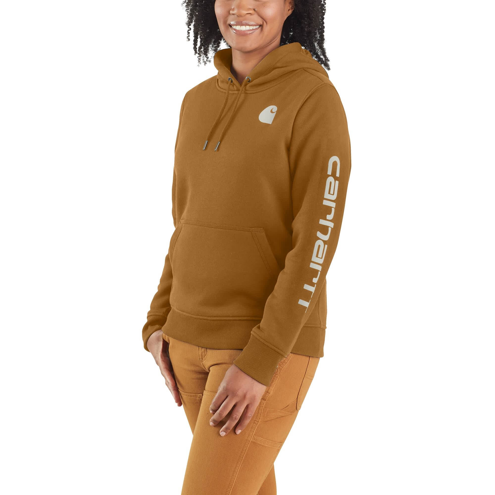 Carhartt Women's Clarksburg Graphic Sleeve Pullover Sweatshirt