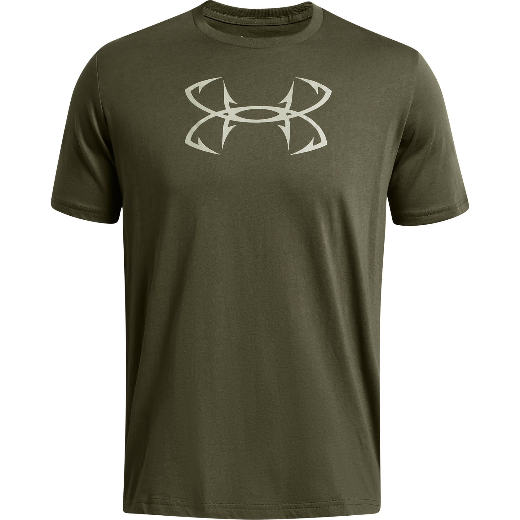 Under Armour Men's Fish Hook Logo T-Shirt - Green, Xl