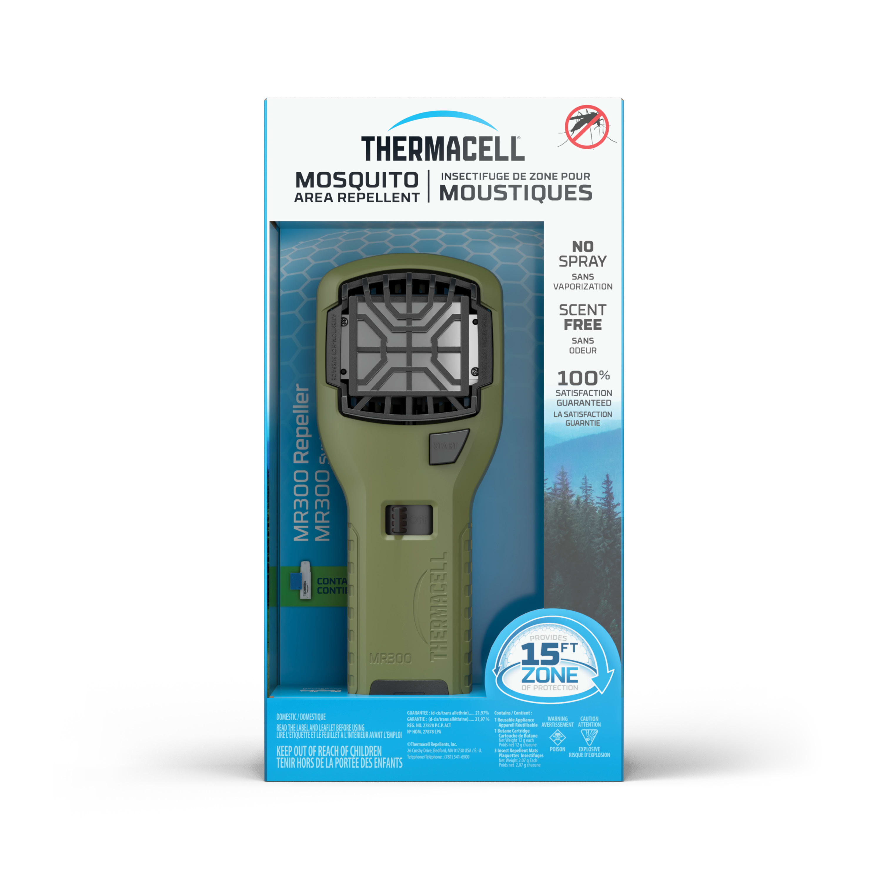 ThermaCELL® MR 300G Portable Mosquito Repellent - Green