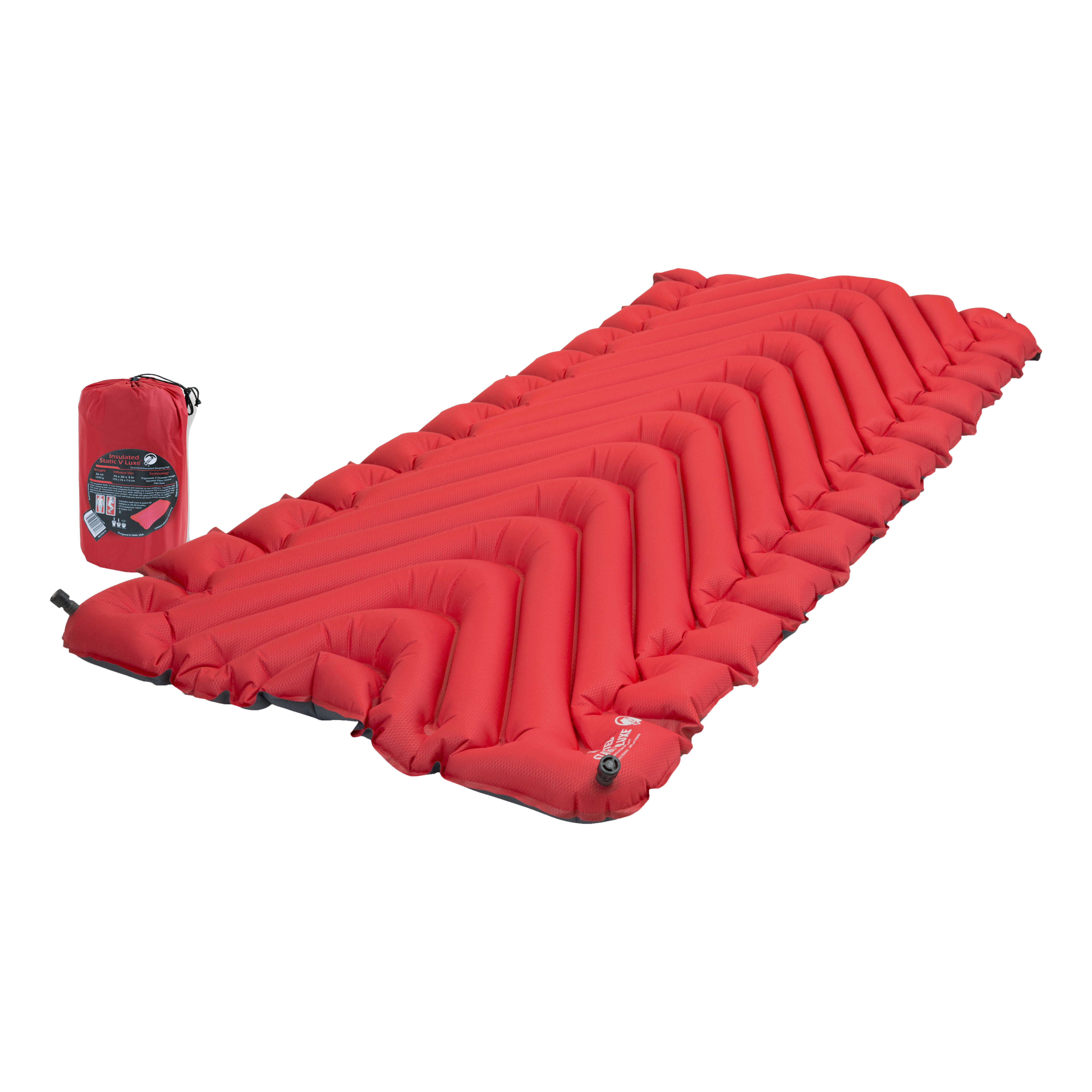 Klymit® Insulated Static V Luxe Sleeping Pad | Cabela's Canada