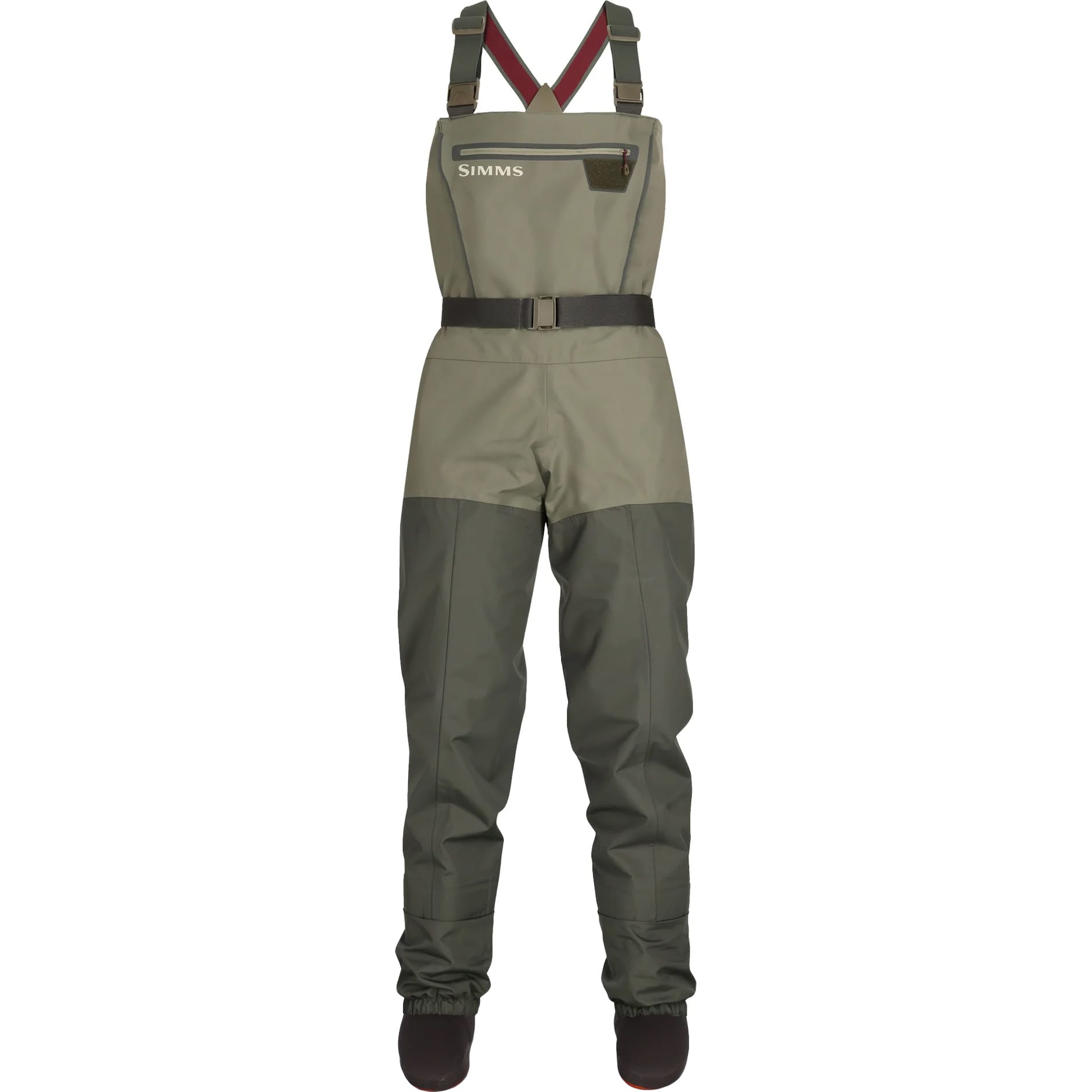 8 Fans Breathable Chest Wader 3-Ply 100% Durable and Waterproof with Neoprene Stocking Foot Insulated Waders for Fishing