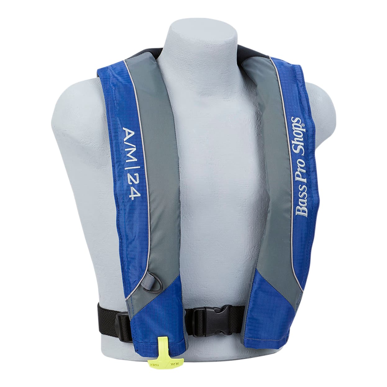 Bass Pro Shops® AM24 Auto/Manual Inflatable Life Vest - Blue