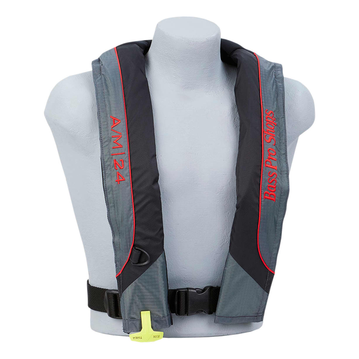 Bass Pro Shops® AM24 Auto/Manual Inflatable Life Vest - Red