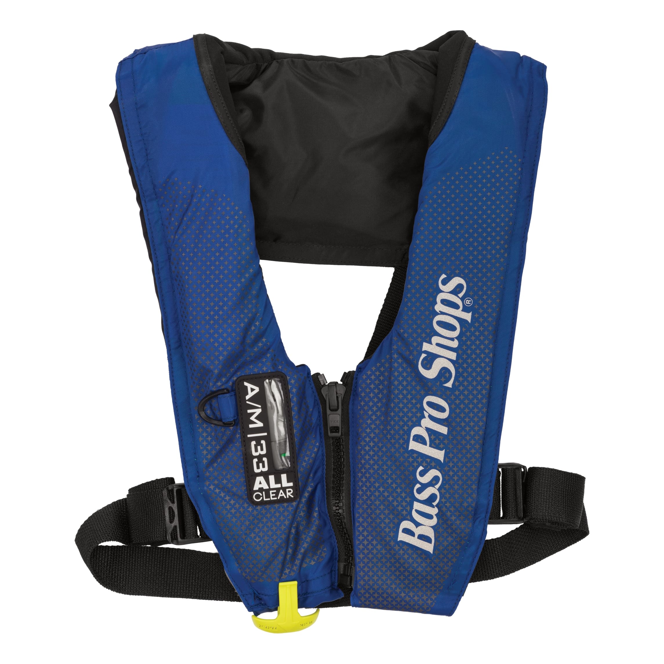 Bass Pro Shops® AM 33 All-Clear™ Auto/Manual-Inflatable Life Vest - Blue