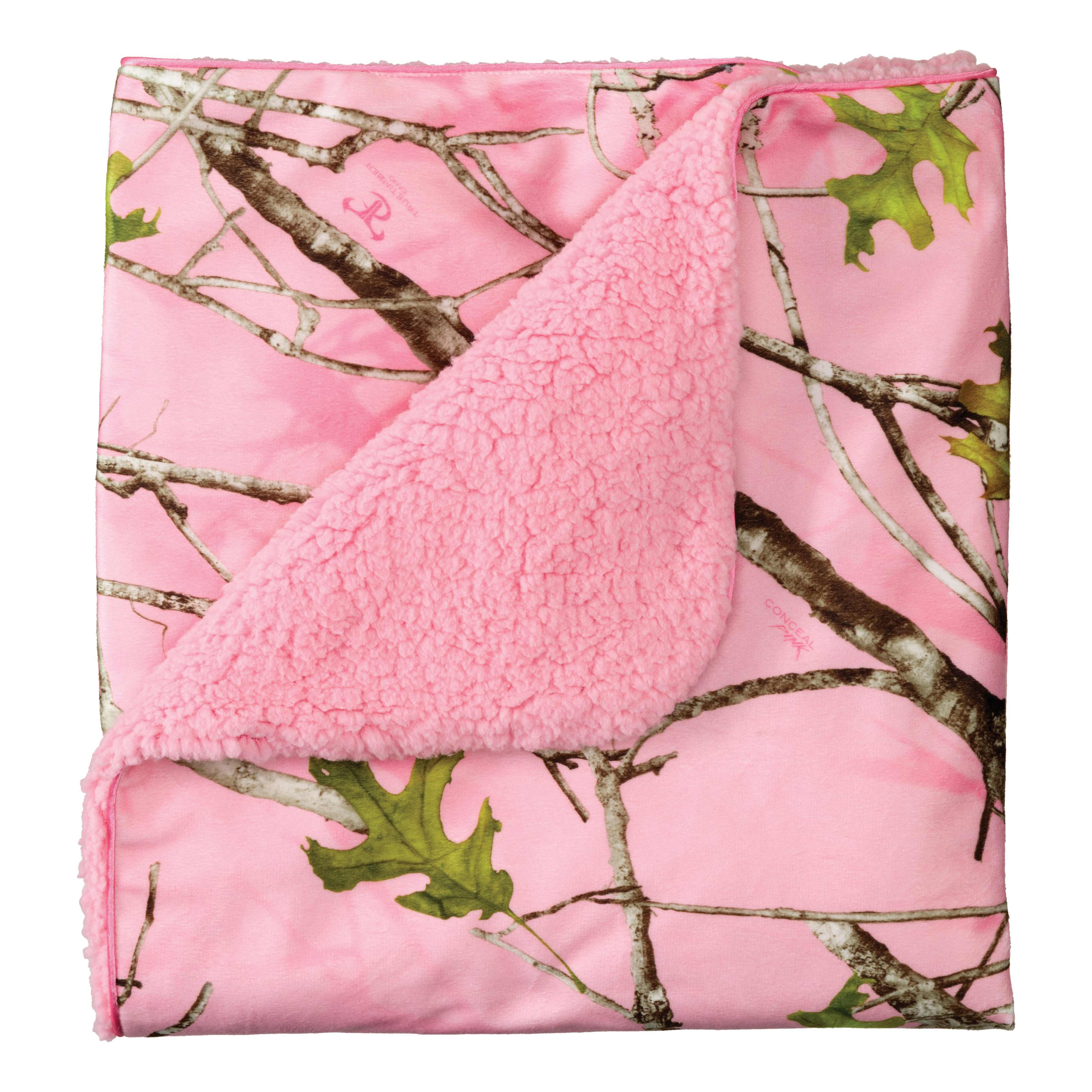 Bass Pro Shops® Print Baby Blanket - Pink Deer
