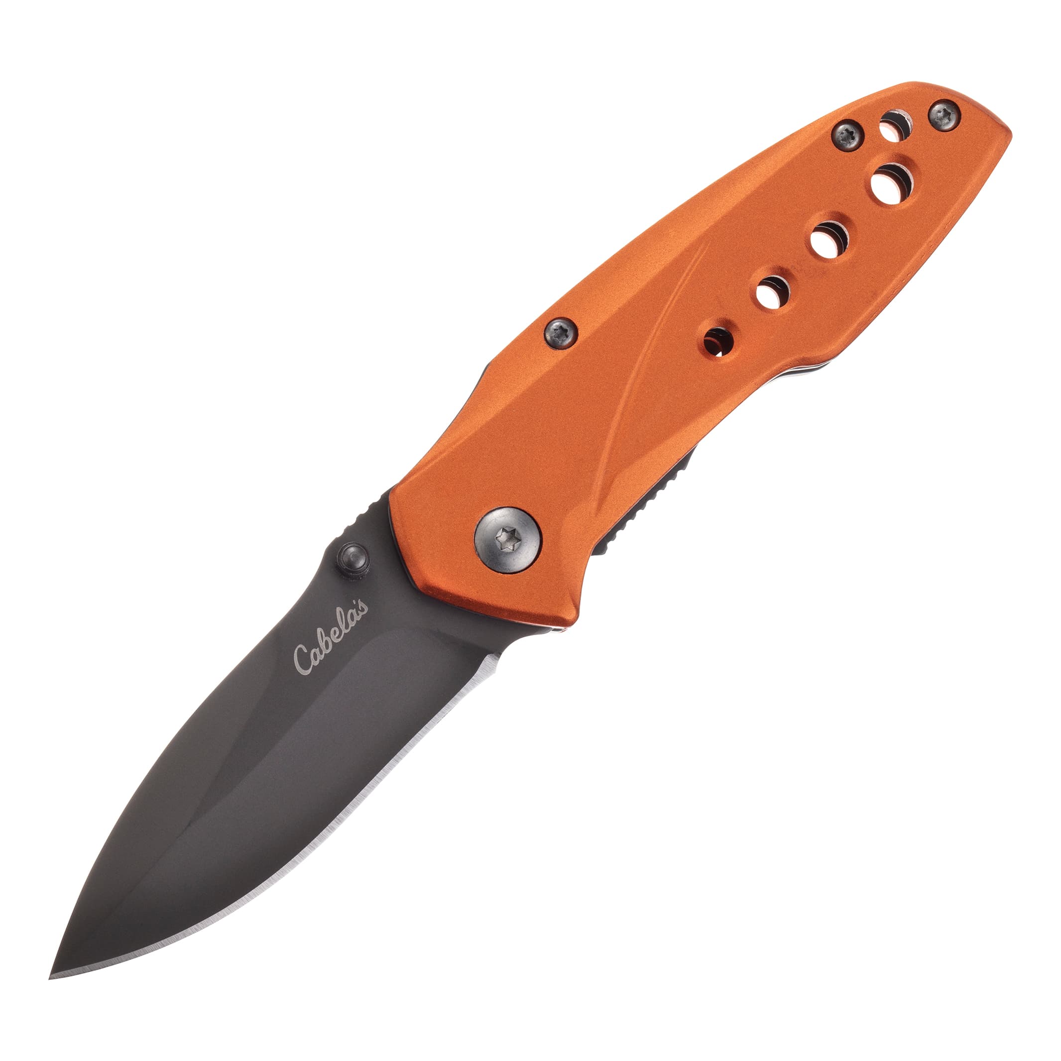 Cabela's Small Folding Knife - Orange