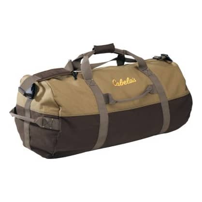 Cabela's heavy on sale canvas duffel bag