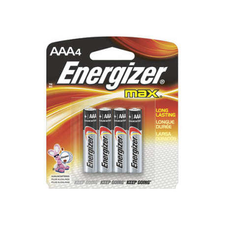 Energizer® MAX Alkaline Batteries - AAA 4 Pack