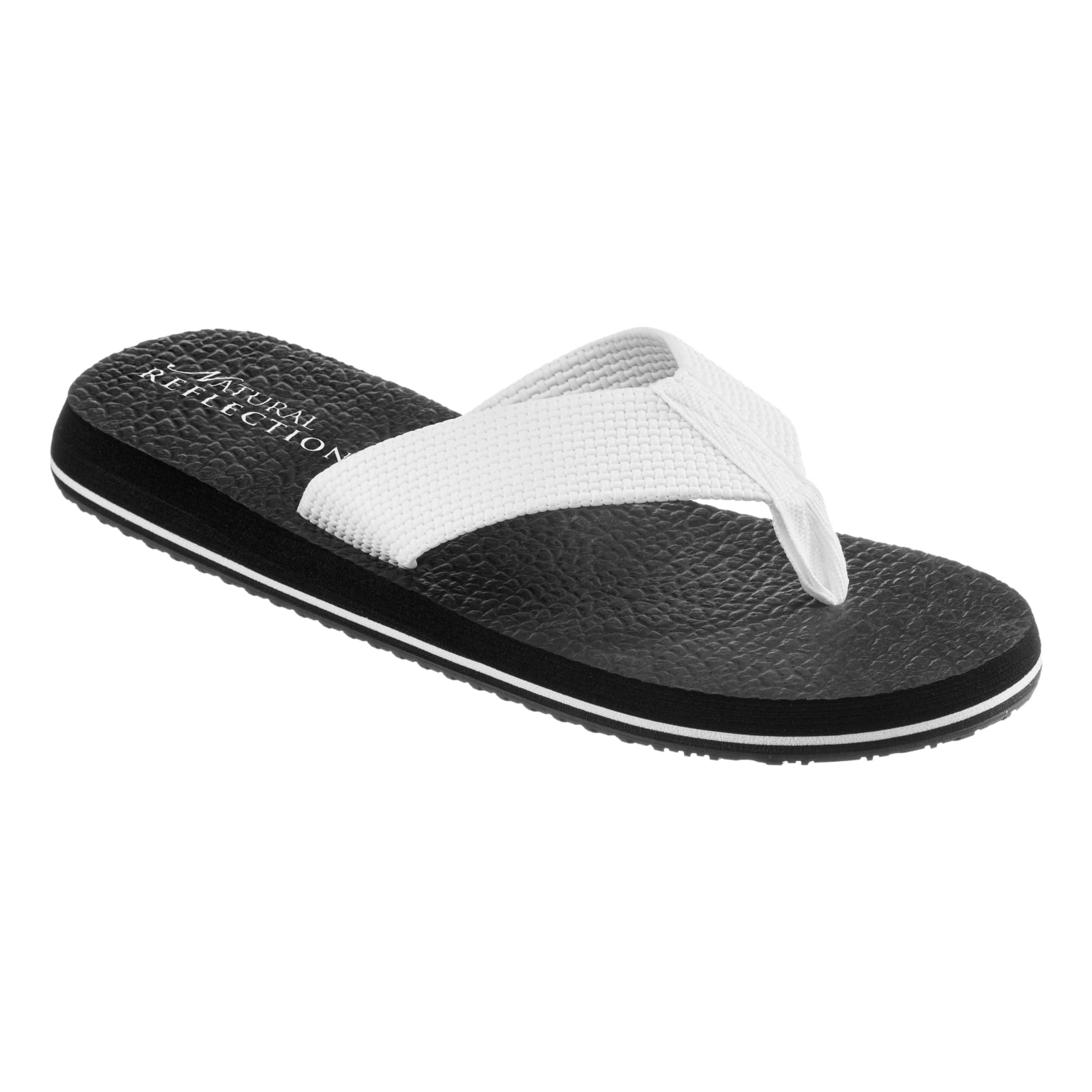 Natural Reflections® Women’s Sarah Soda Flip Sandals - White