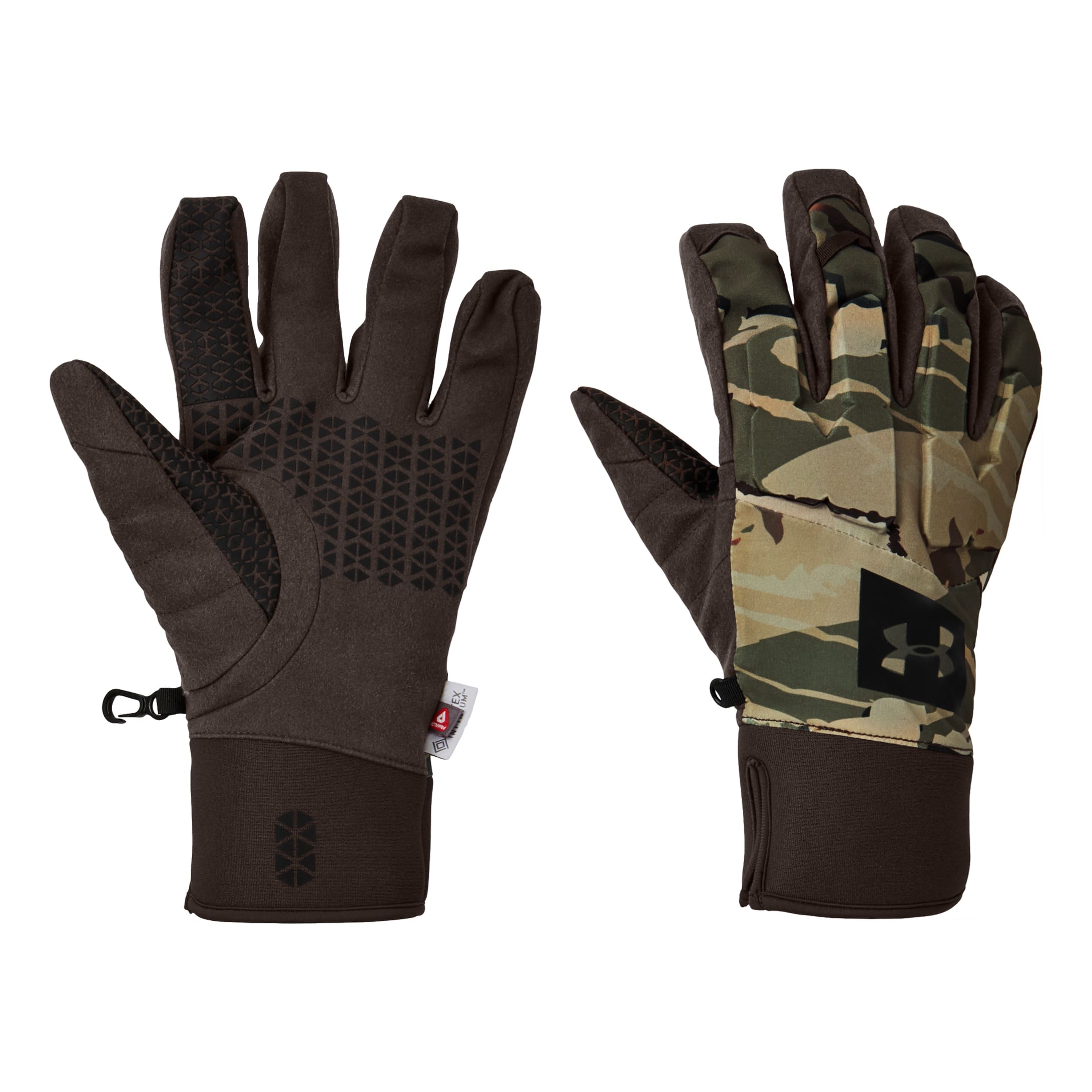 Under Armour® Men’s Mid Season Hunting Gloves - Forest Camo/Black