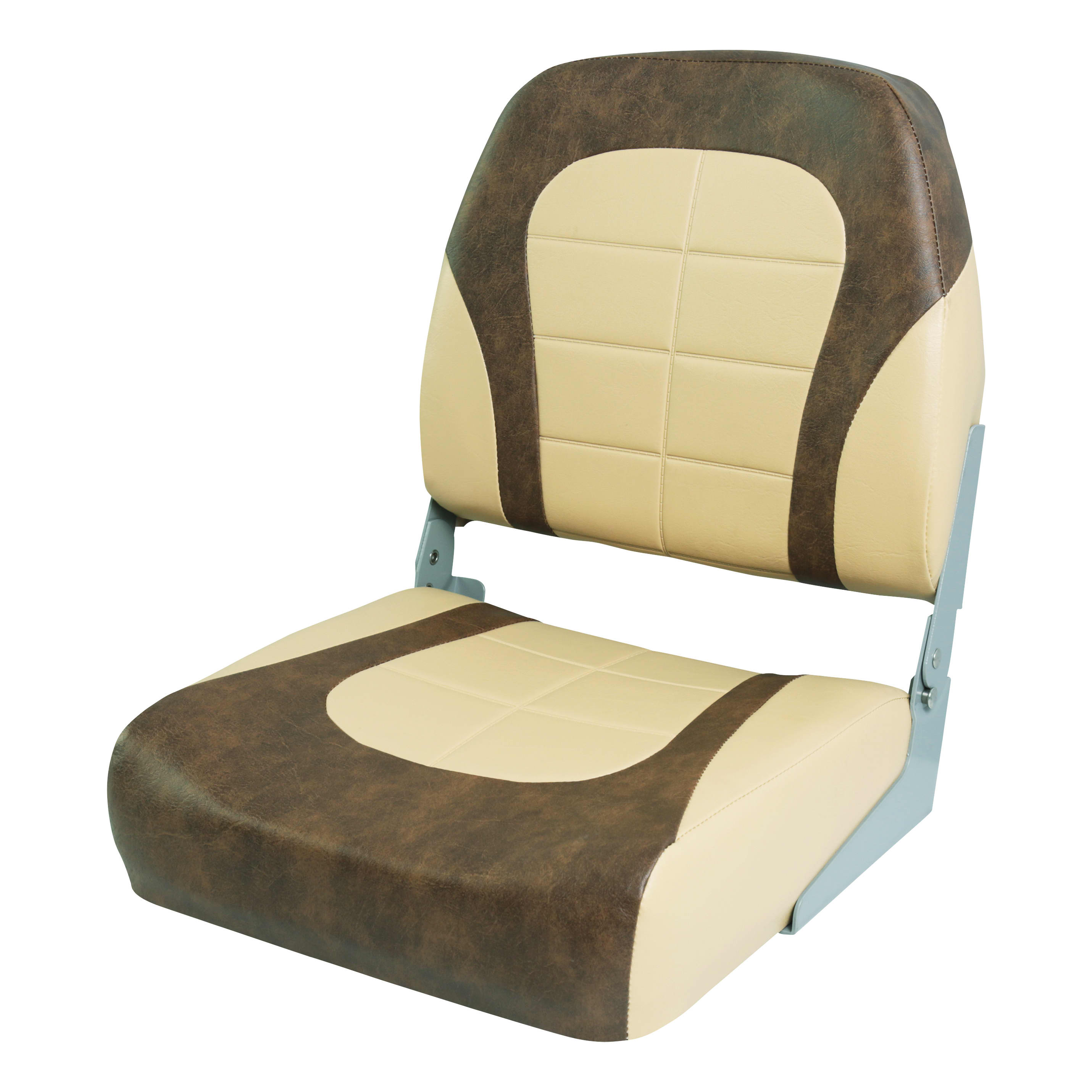 Bass Pro Shops® Tournament Pro Low-Back Boat Seat - Sand/Brown