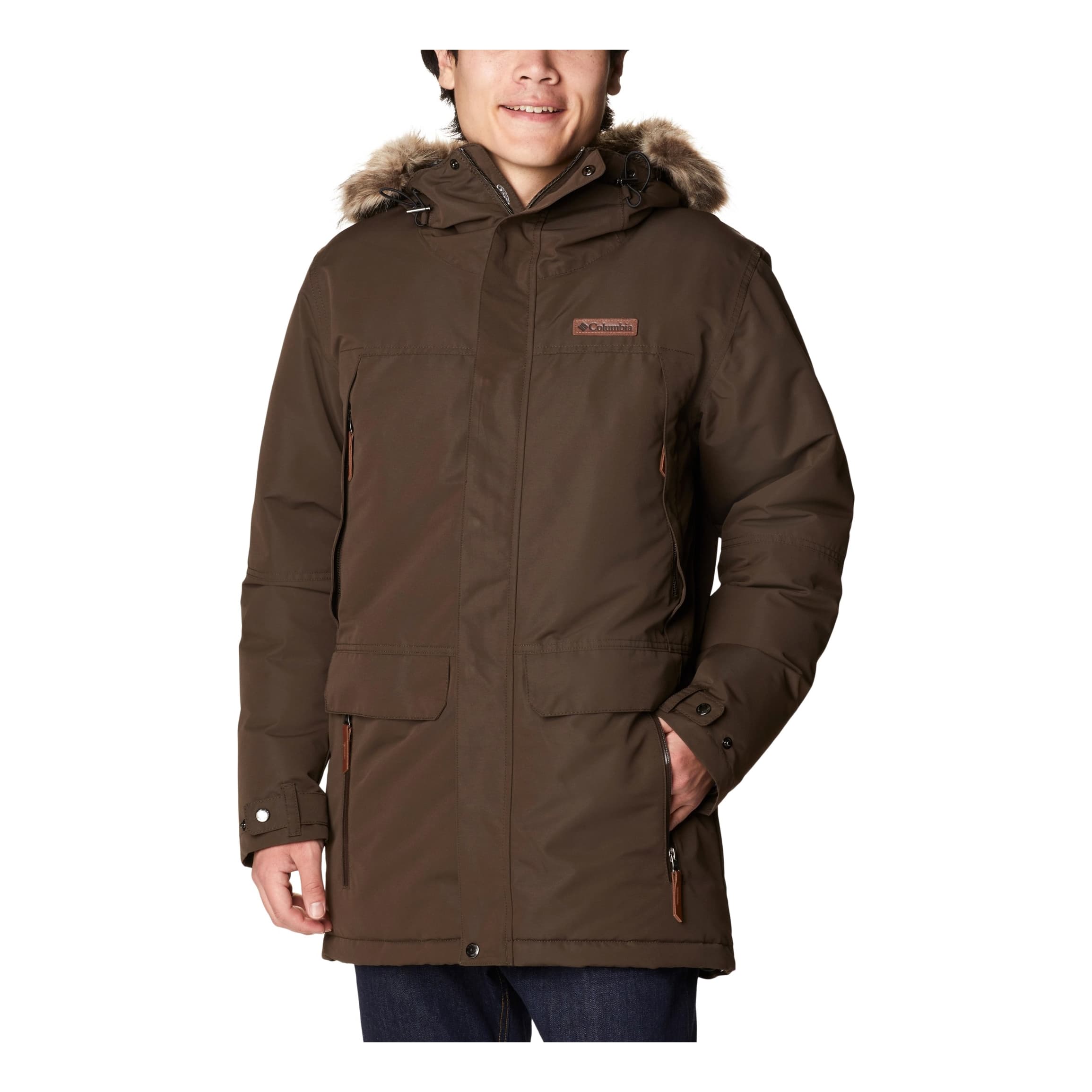 Columbia men's south sales canyon long down parka