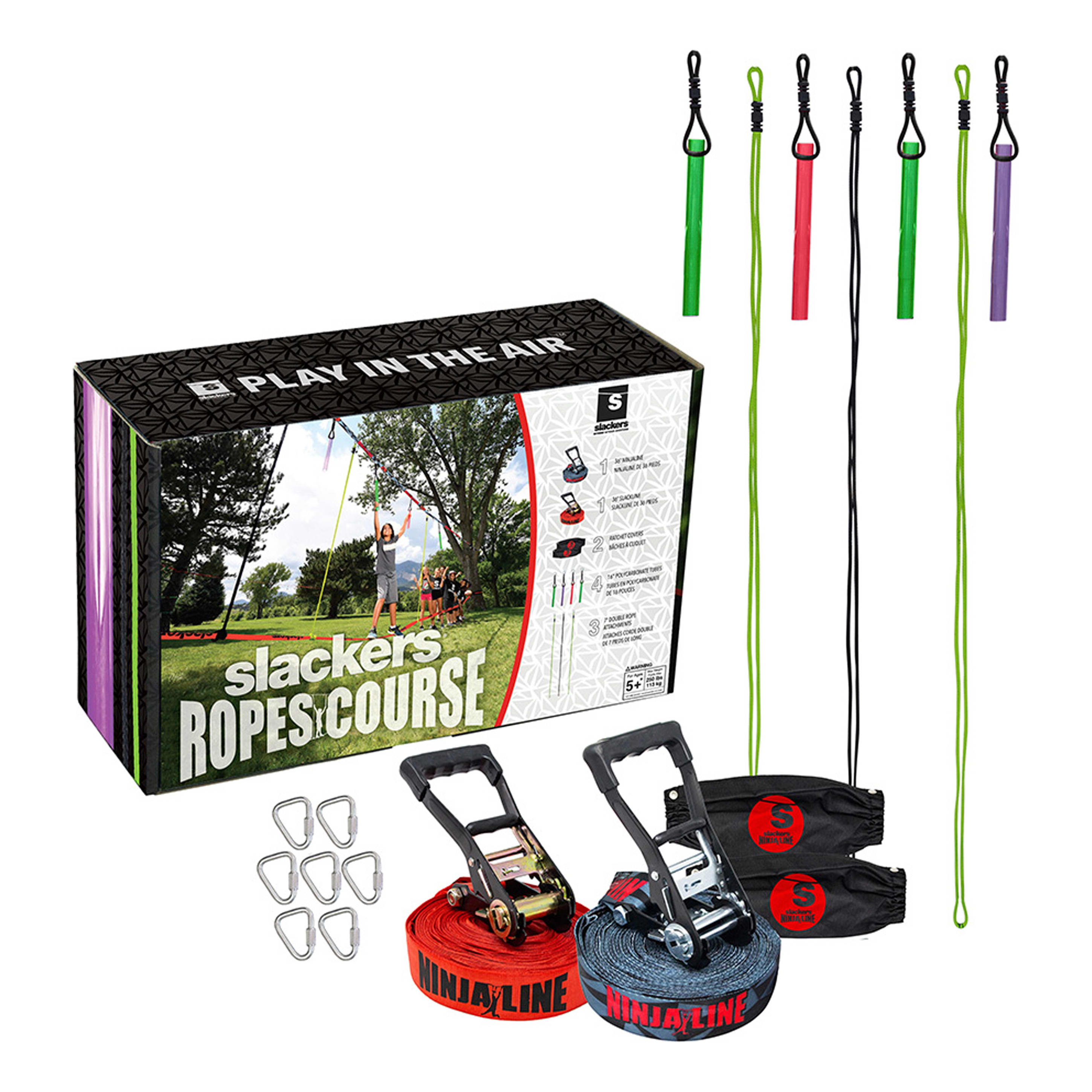 Slackers™ Ninjaline™ Ropes Course Set