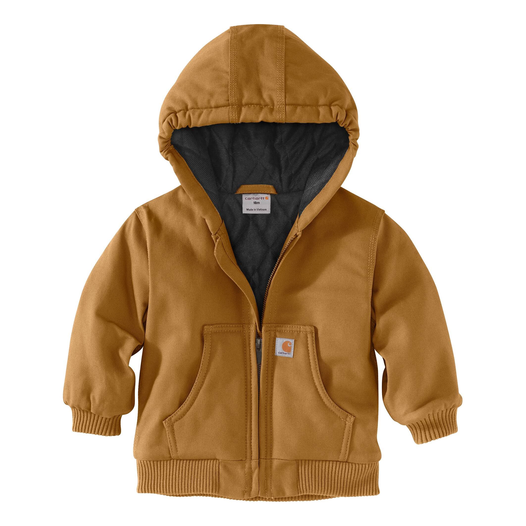 Carhartt Kids Canvas Long Sleeve Insulated Hooded Jacket
