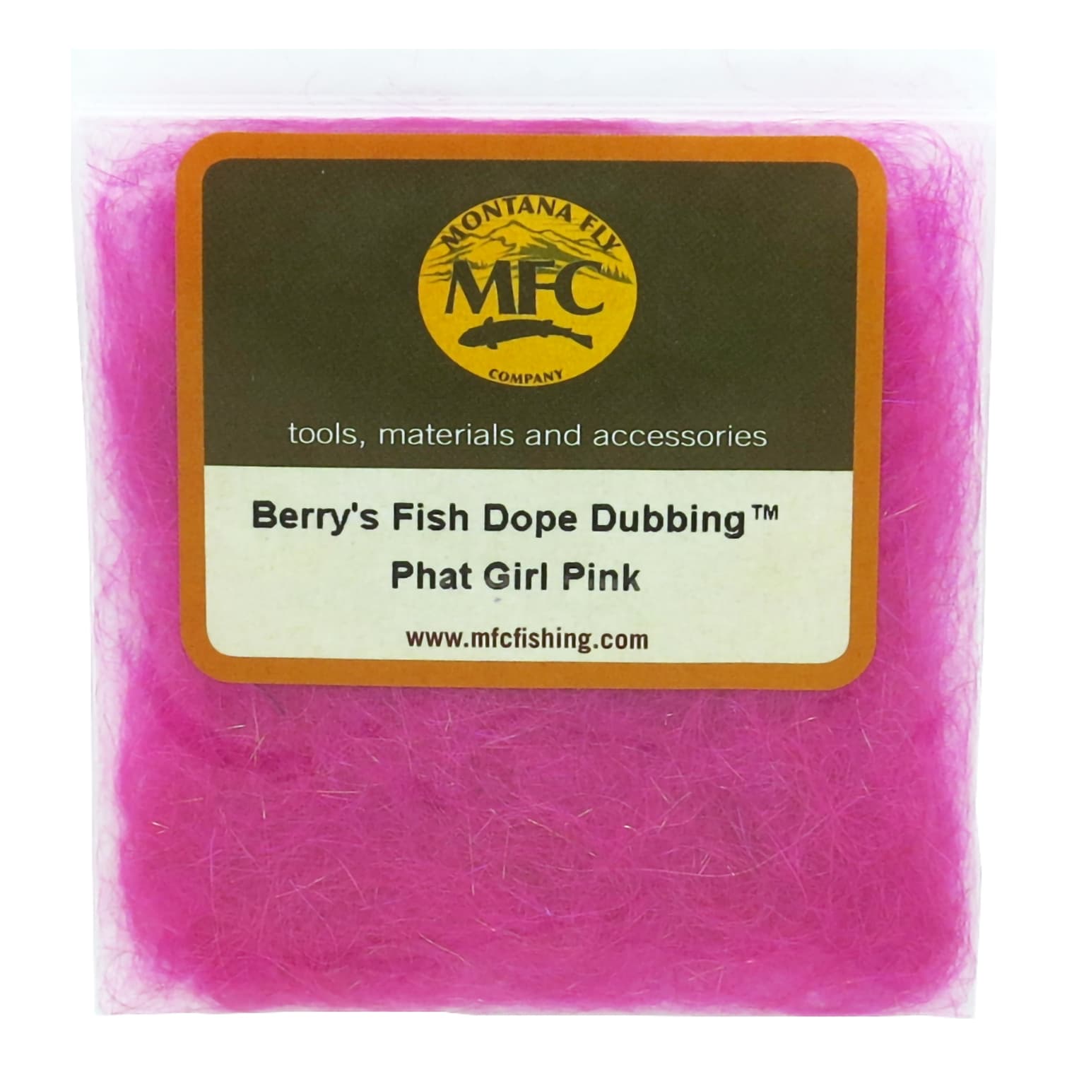 Montana Fly Company Berry’s Fish Dope Dubbing - Phat Girl Pink