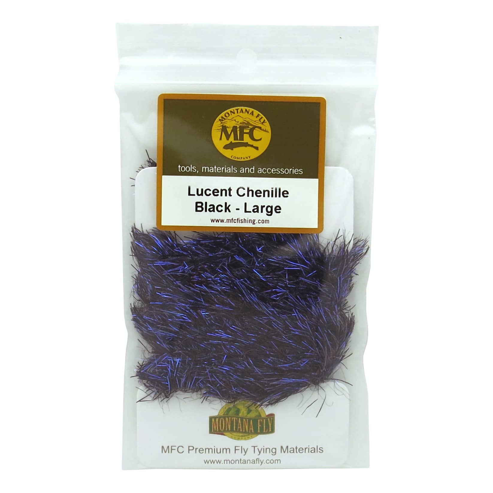 Montana Fly Company Lucent Chenille - Large - Black