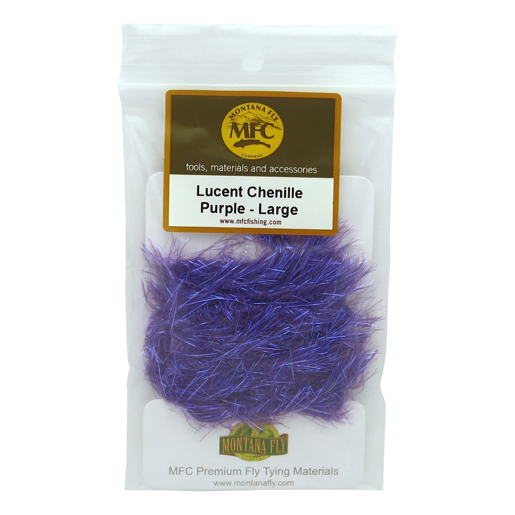 Montana Fly Company Lucent Chenille - Purple - Large - Purple