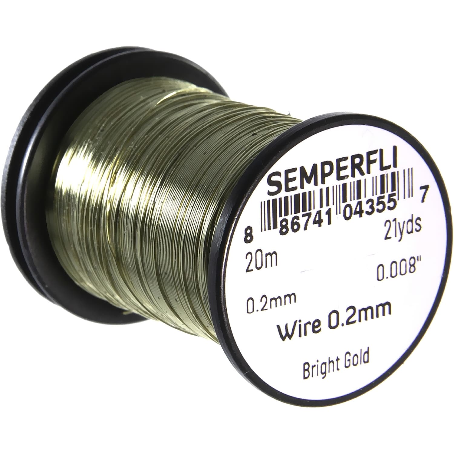 SEMPERFLI Wire 0.2mm bright gold