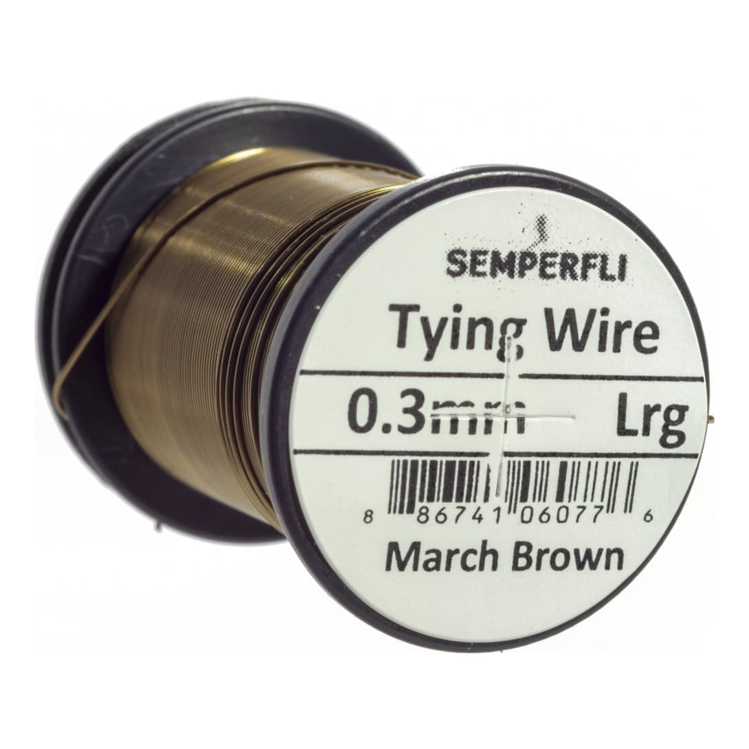 Semperfli 0.3mm Wire - March Brown