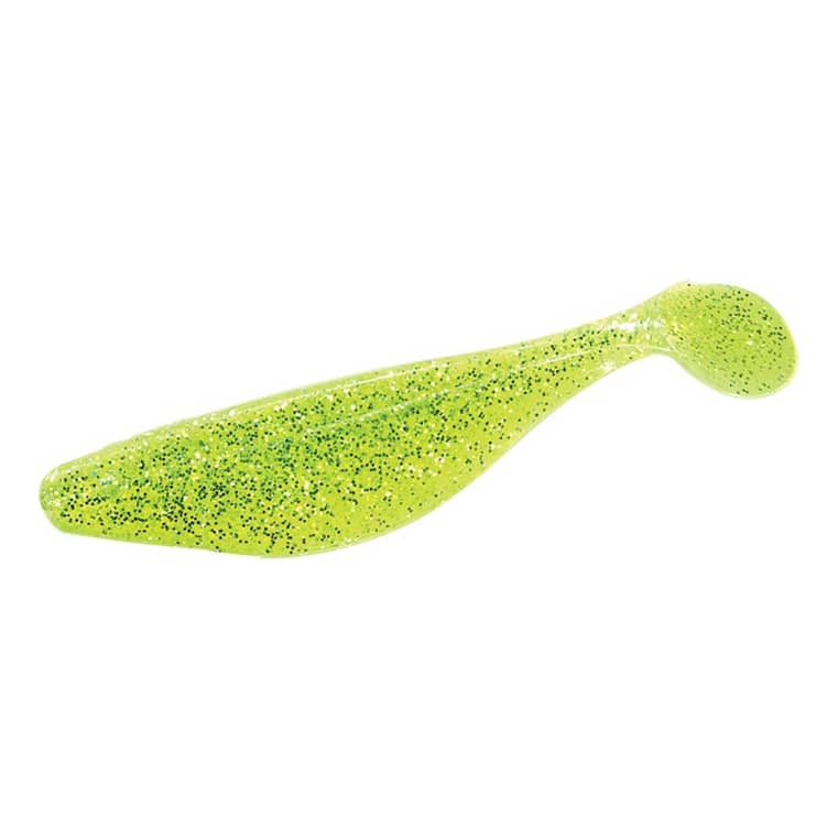 Mister Twister® Rigged Sassy Shad - Chartreuse Flake