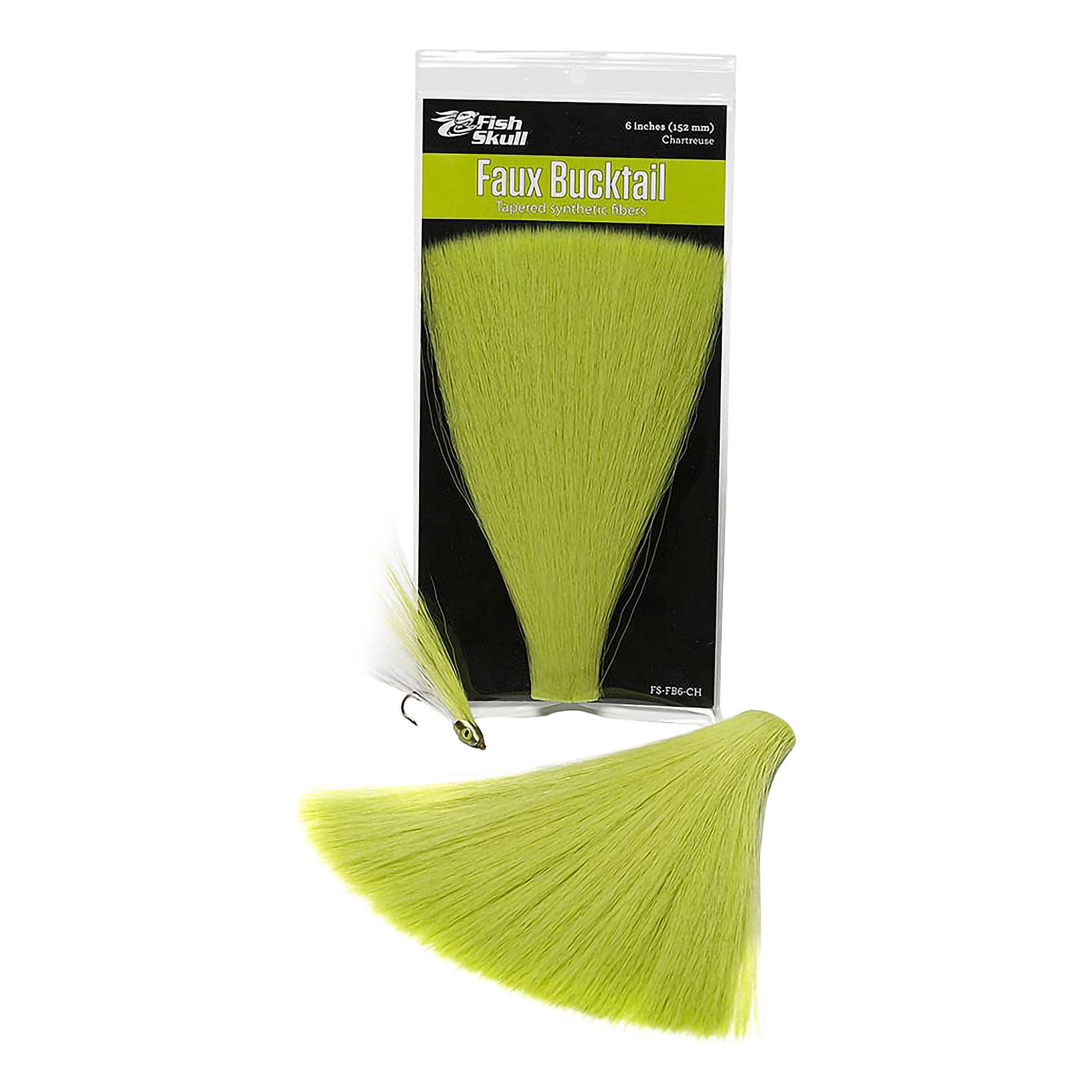 Fish-Skull® Faux Bucktail™ - Chartreuse