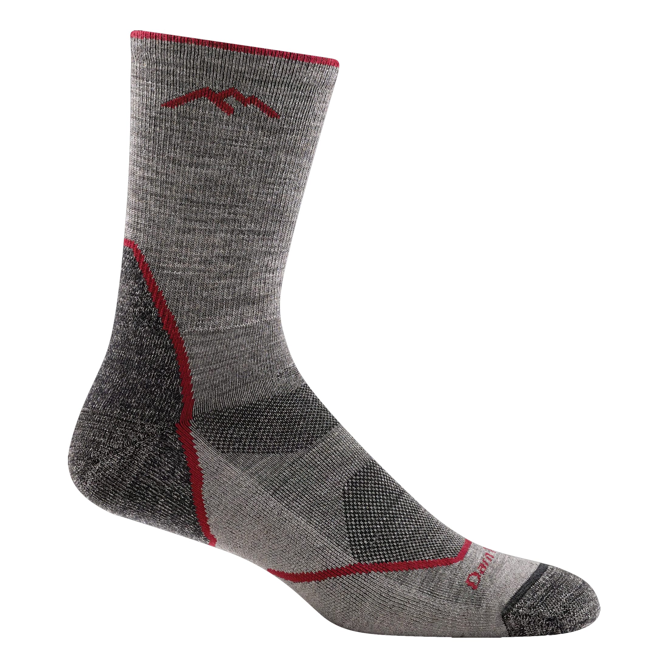 Darn Tough® Men's Light Hiker Merino Wool Crew Socks - Taupe