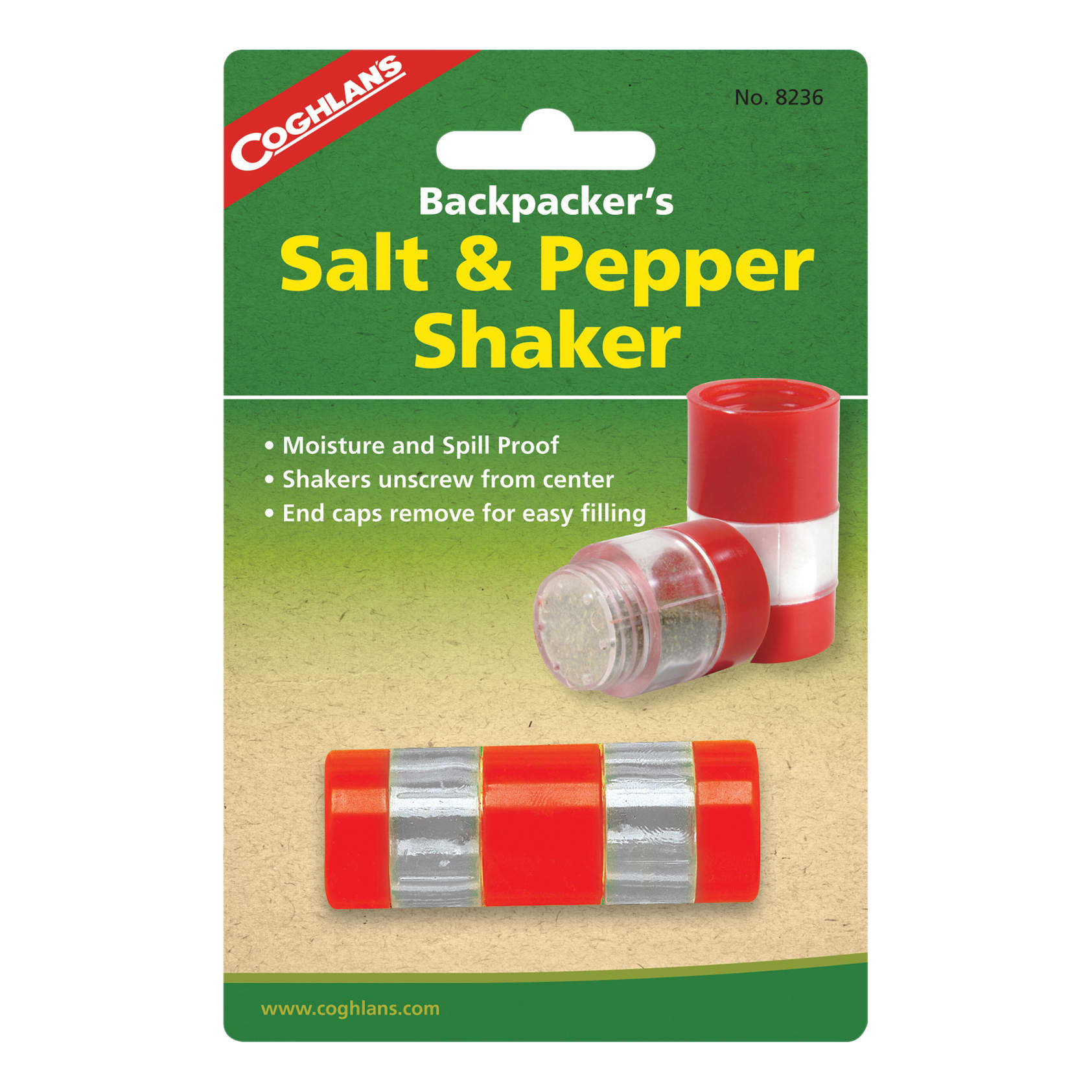 Coghlan's Backpacker Salt and Pepper Shaker