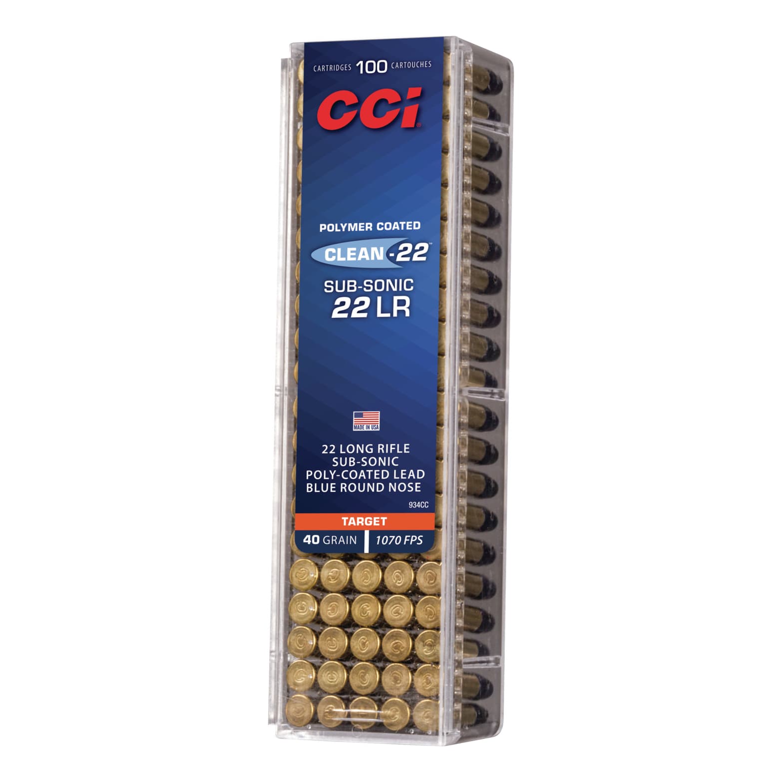 CCI® Clean-22 Rimfire Ammunition - Sub-Sonic