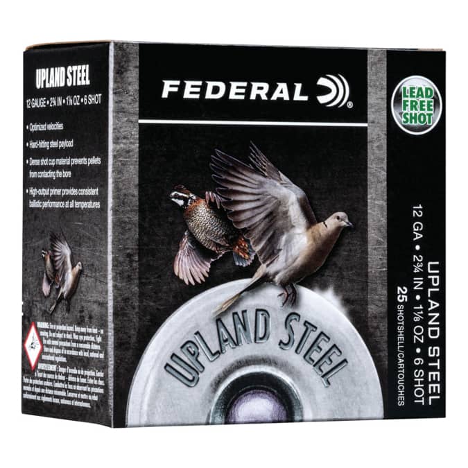 Federal® Upland Steel Shotshells - 12 Gauge - #6