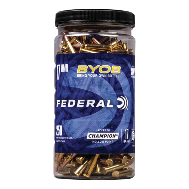 Federal® Rimfire BYOB™ Ammunition - .17 HMR - 250 Rounds