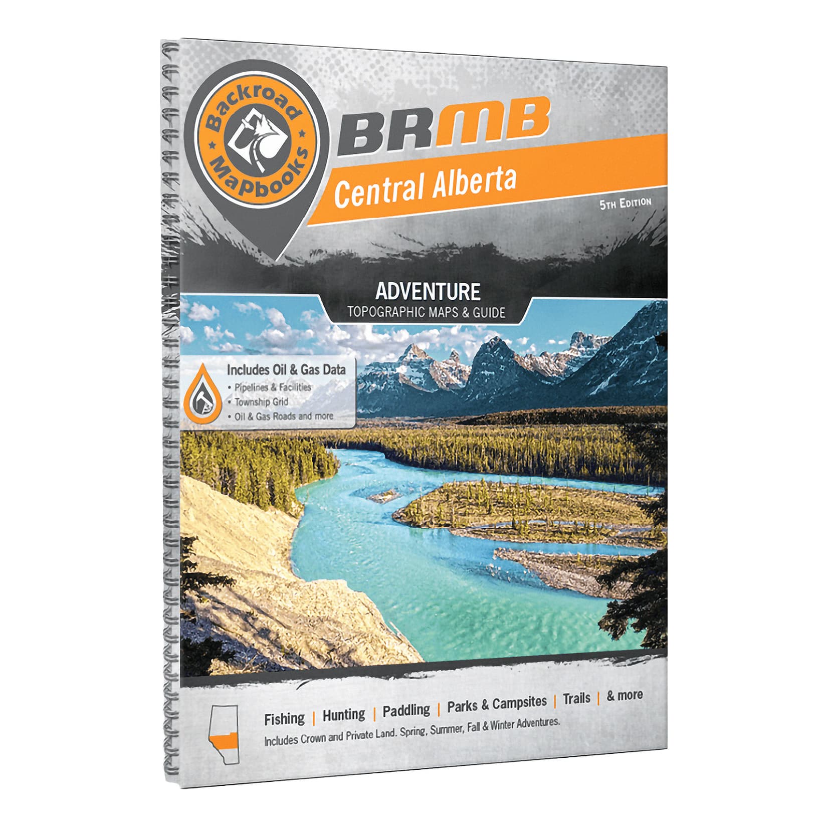Backroad Mapbooks Central Alberta Mapbook 5th Edition