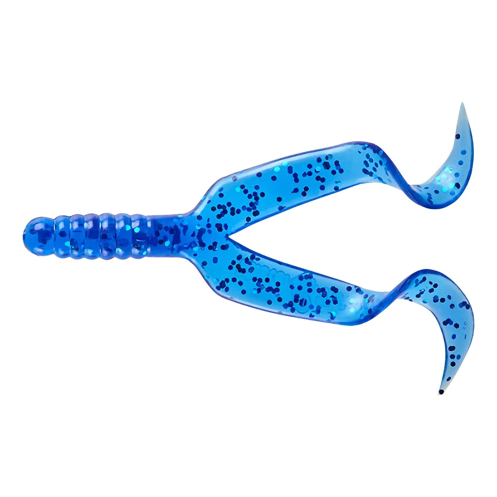 Mr. Twister Double Tail Lure – 10 Pack - Sapphire Blue