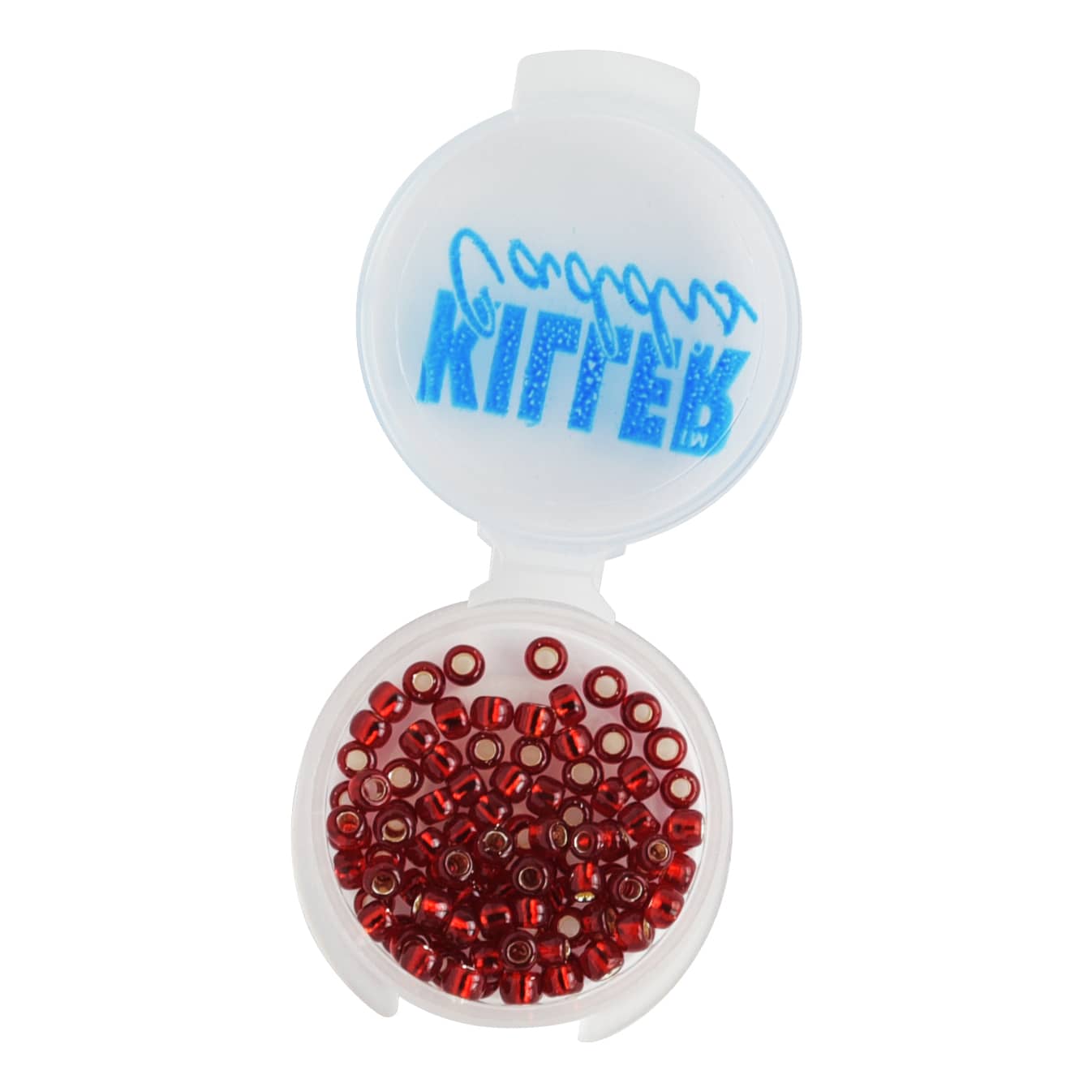 Wapsi Killer Caddis Glass Beads - Ruby