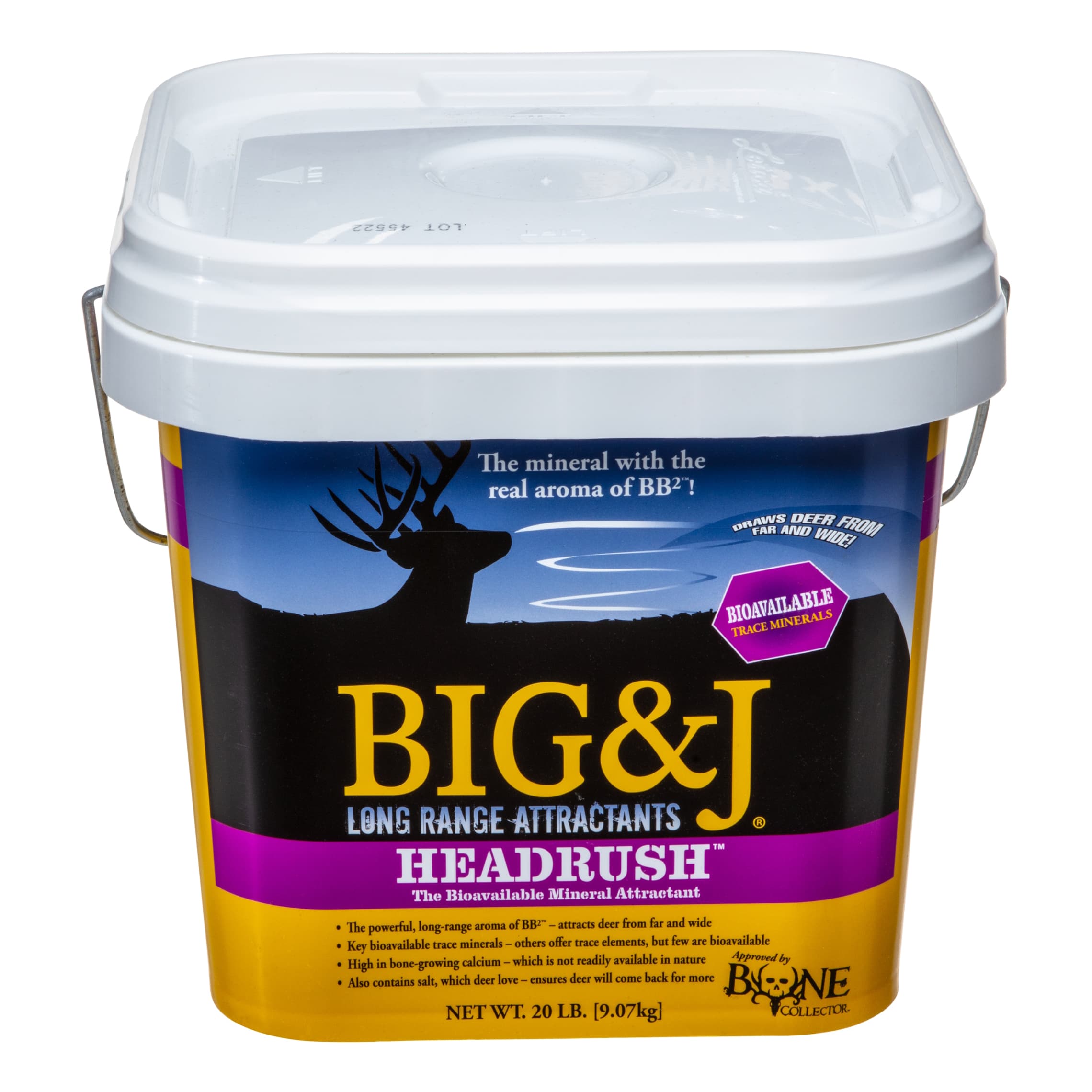 Big & J HEADRUSH™ Mineral Deer Attractant
