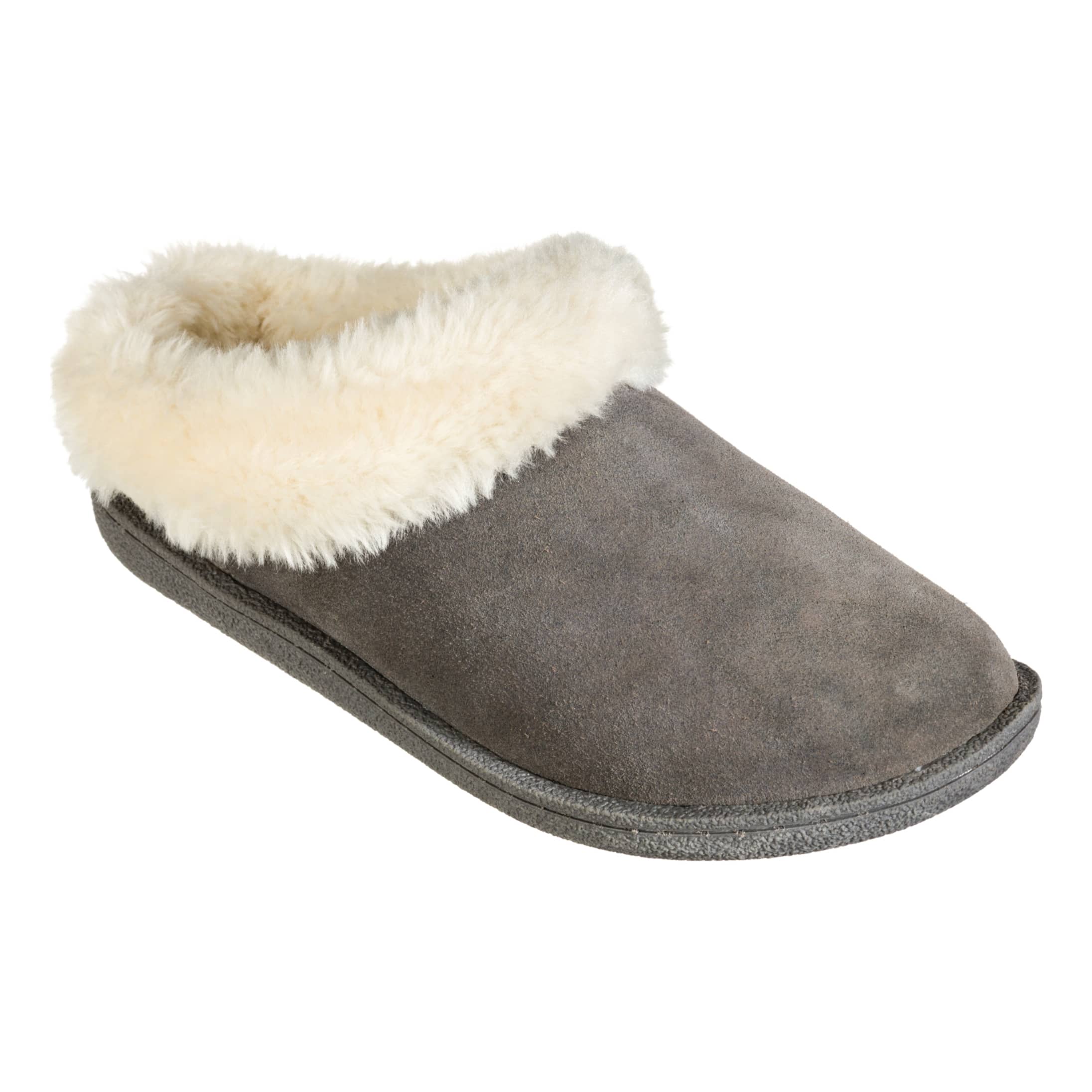 Natural Reflections® Women’s Lexi Scuff Slippers - Grey