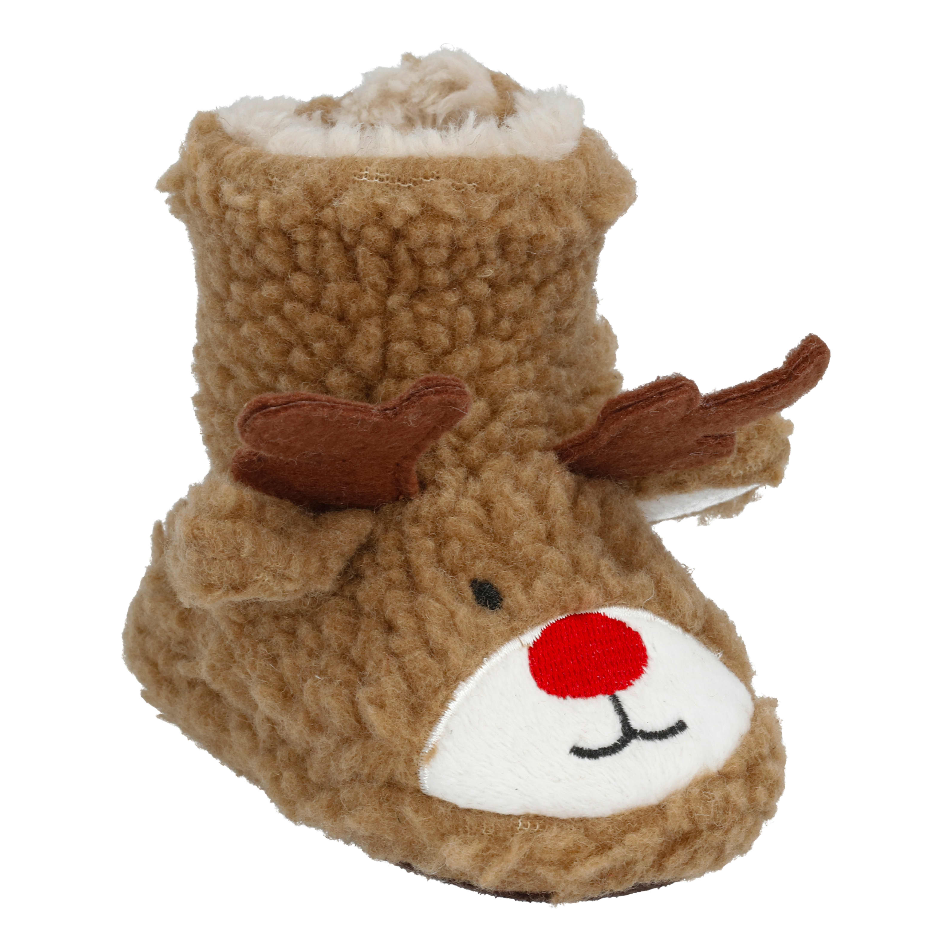 Outdoor Kids Reindeer Booties for Babies