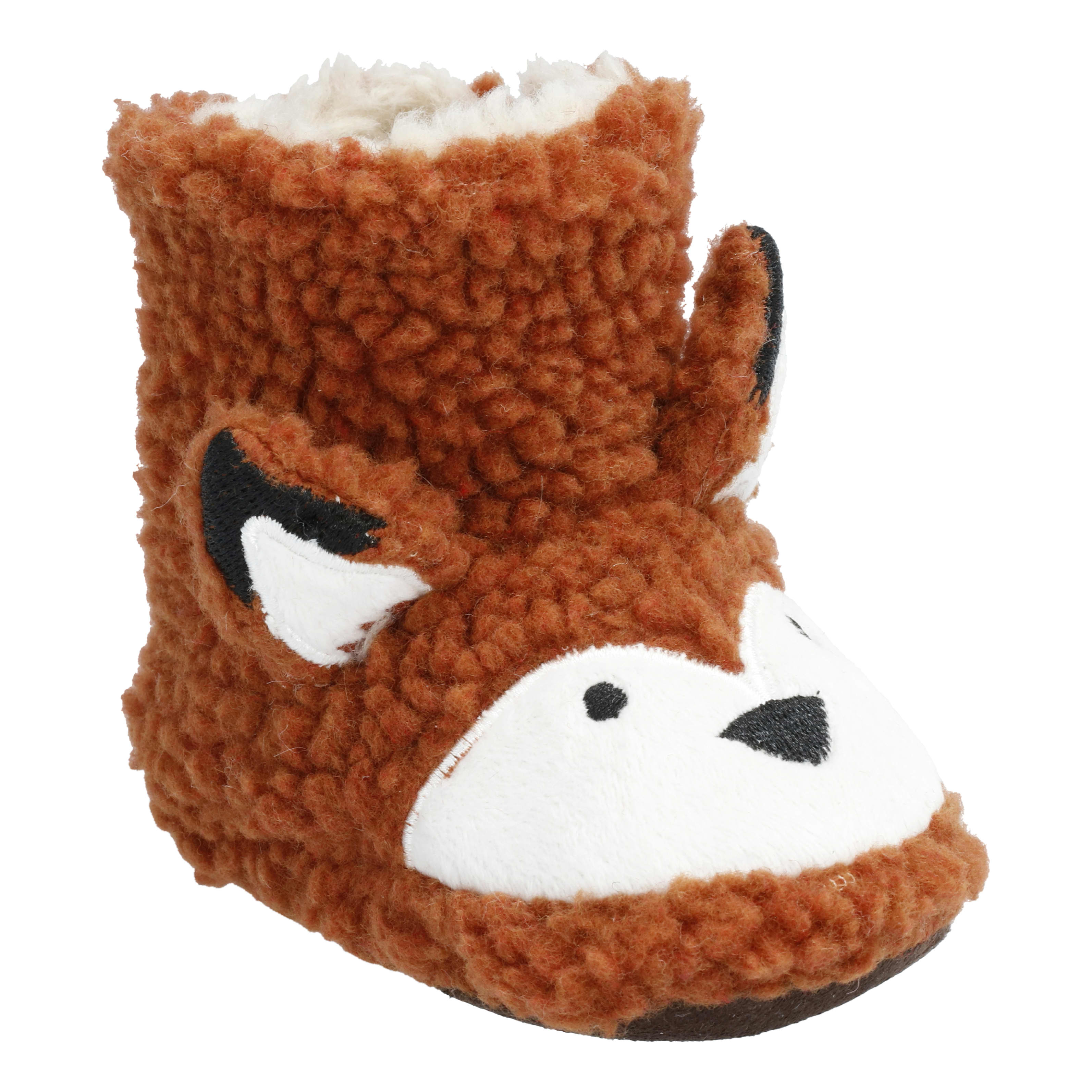 Kids fox slippers best sale