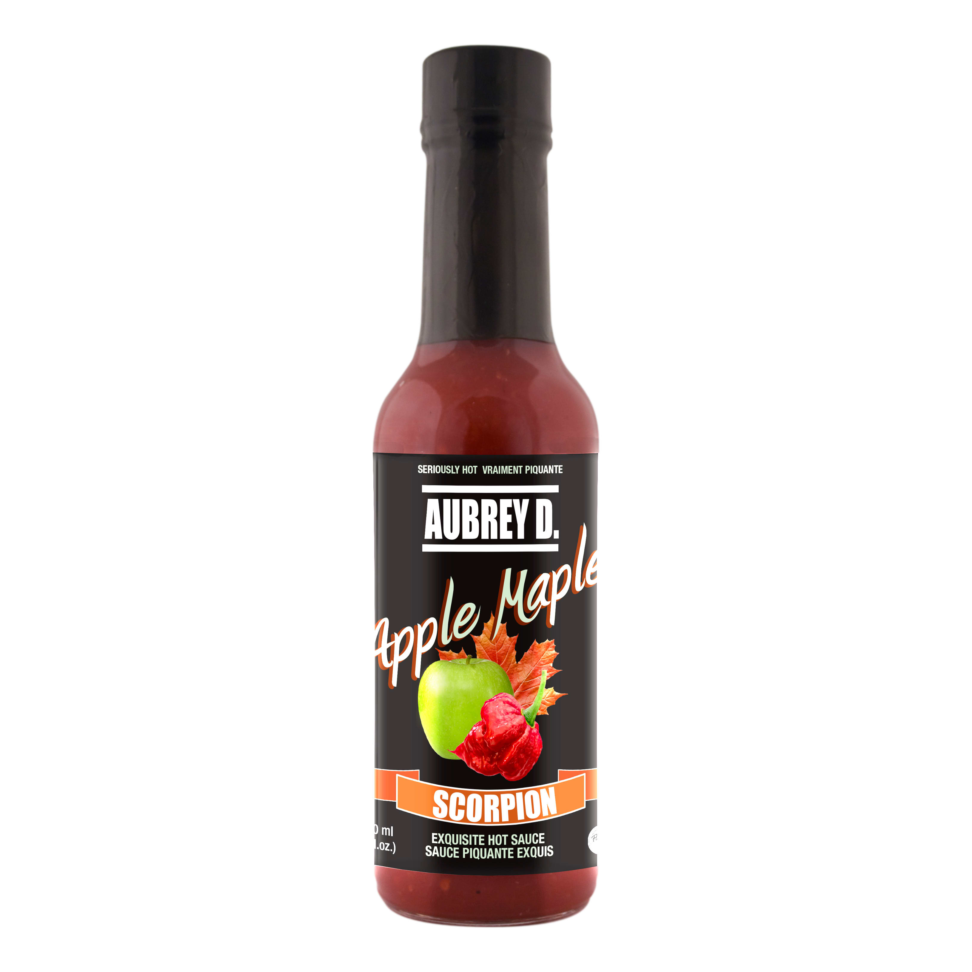 Aubrey D. Apple Maple Scorpion Hot Sauce