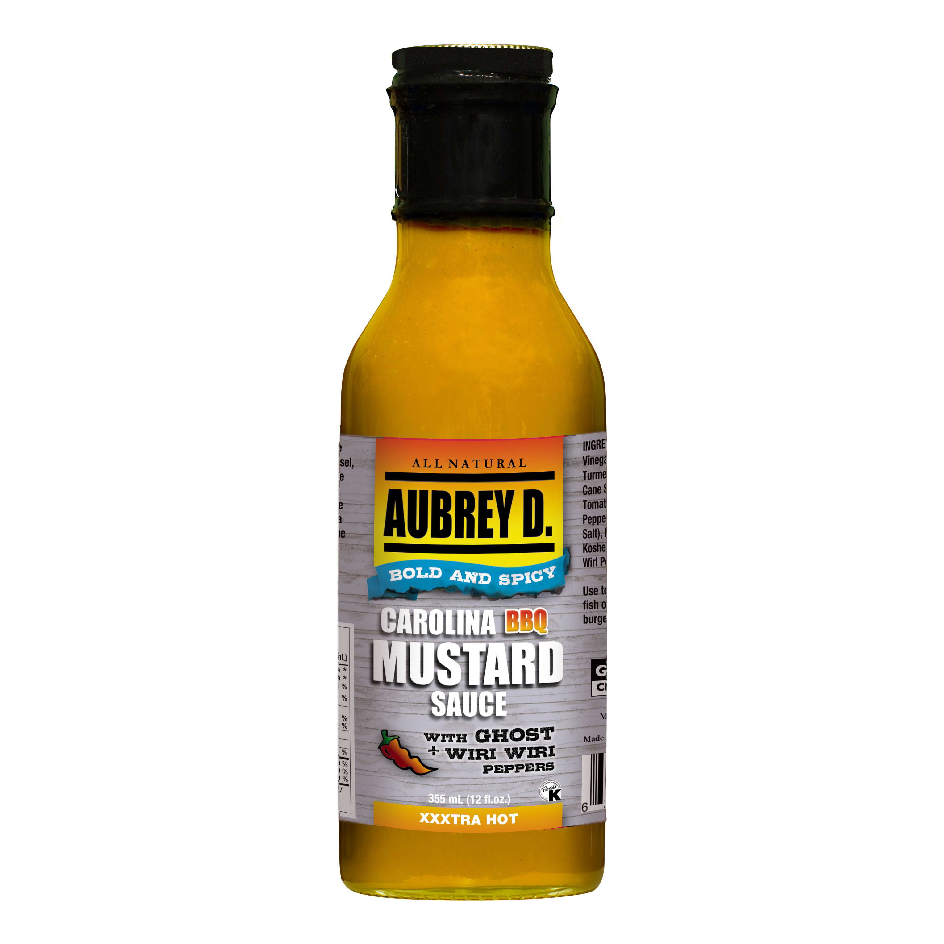 Aubrey D Carolina Mustard BBQ Sauce