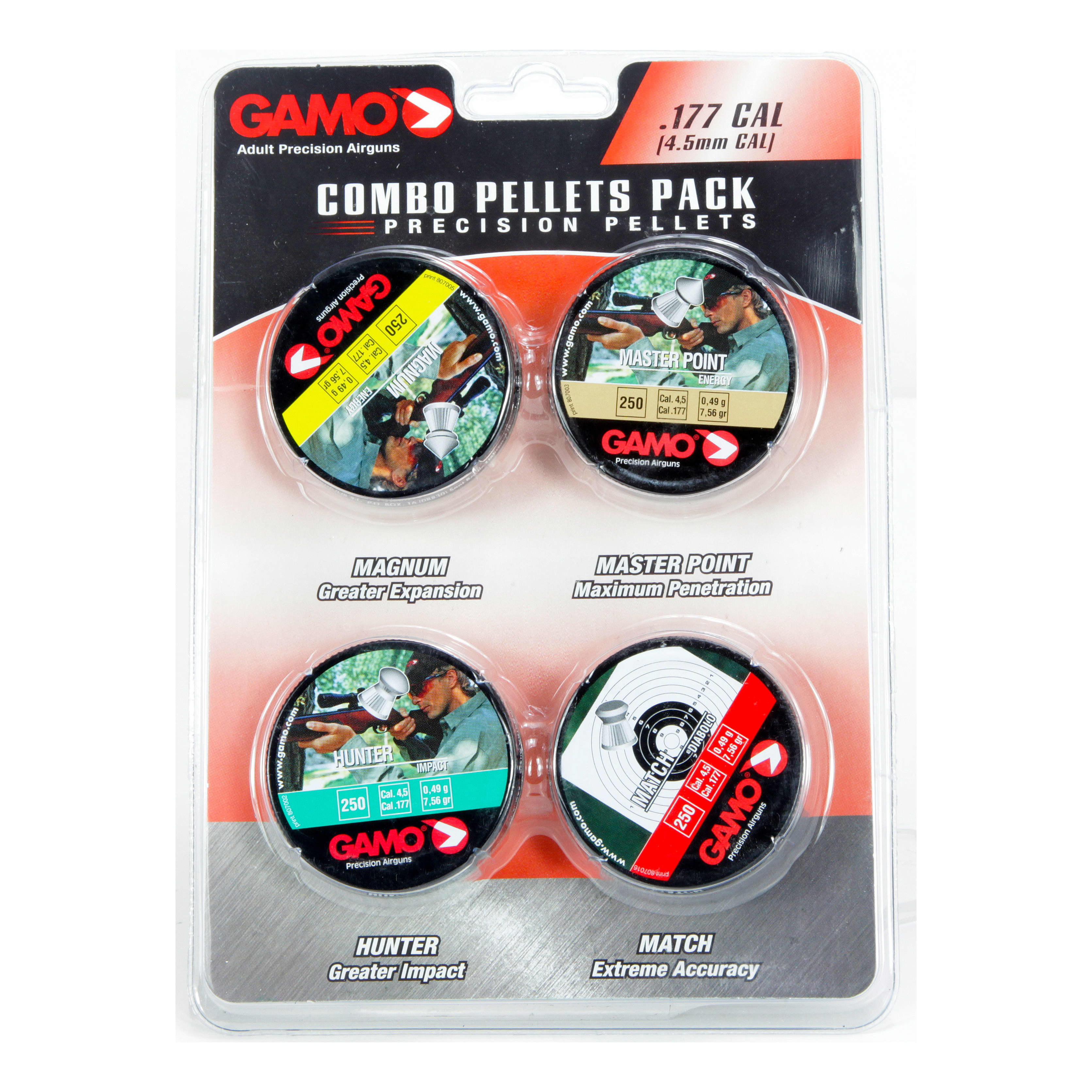 Gamo® 1,000 Pack .177 Assorted Pellets
