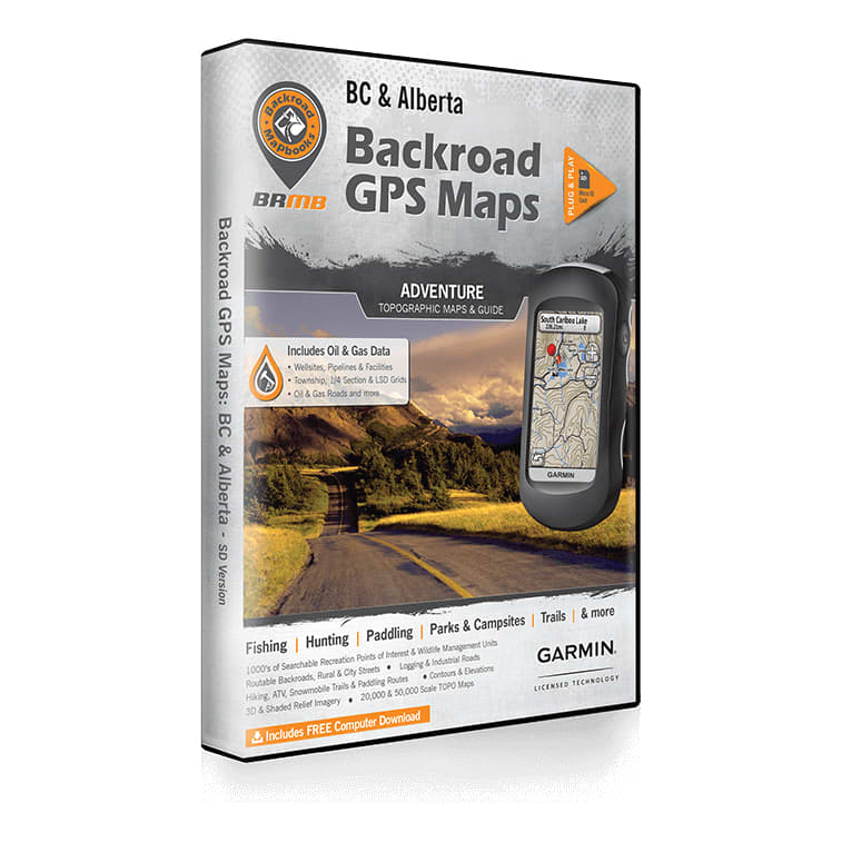 Backroad Mapbooks - BC & Alberta GPS Maps