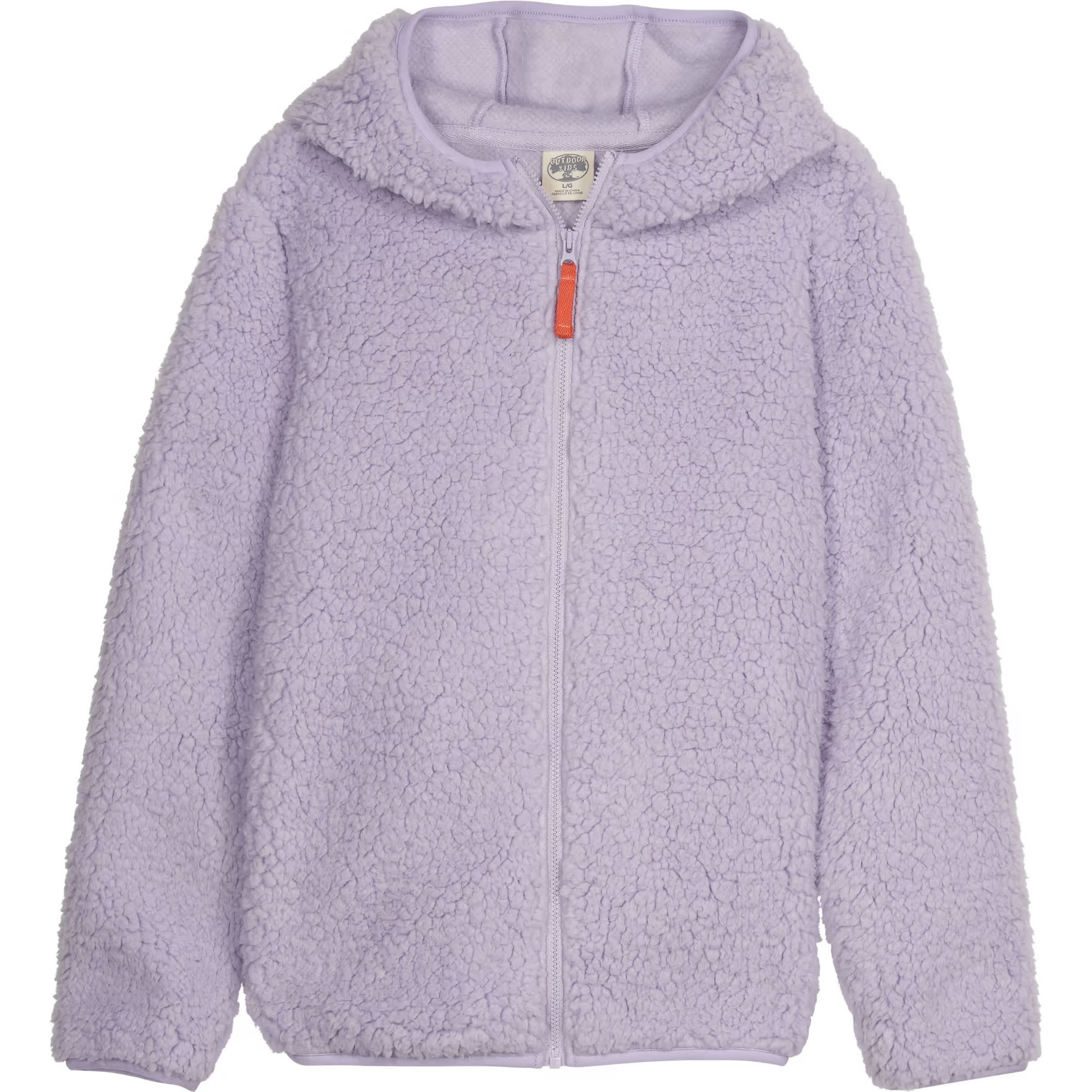 Outdoor Kids® Toddlers’ and Girls’ Cozy Fleece Full-Zip Hooded Jacket