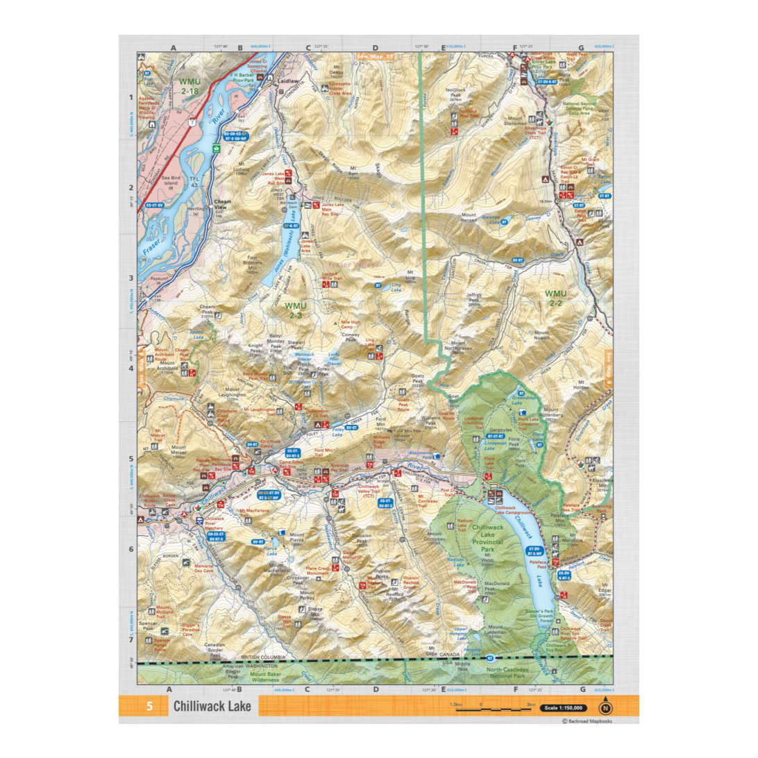 Backroad Mapbooks - 5th Edition Vancouver, Coast and Mountains - Map View