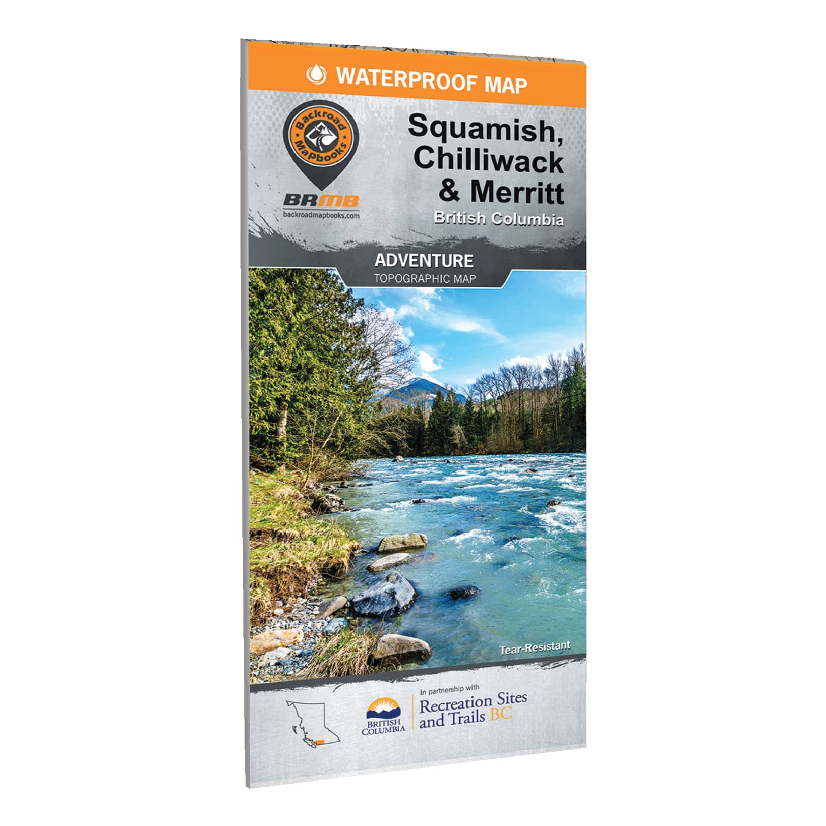 Backroad Mapbooks - Squamish, Chilliwack and Merritt Waterproof Map