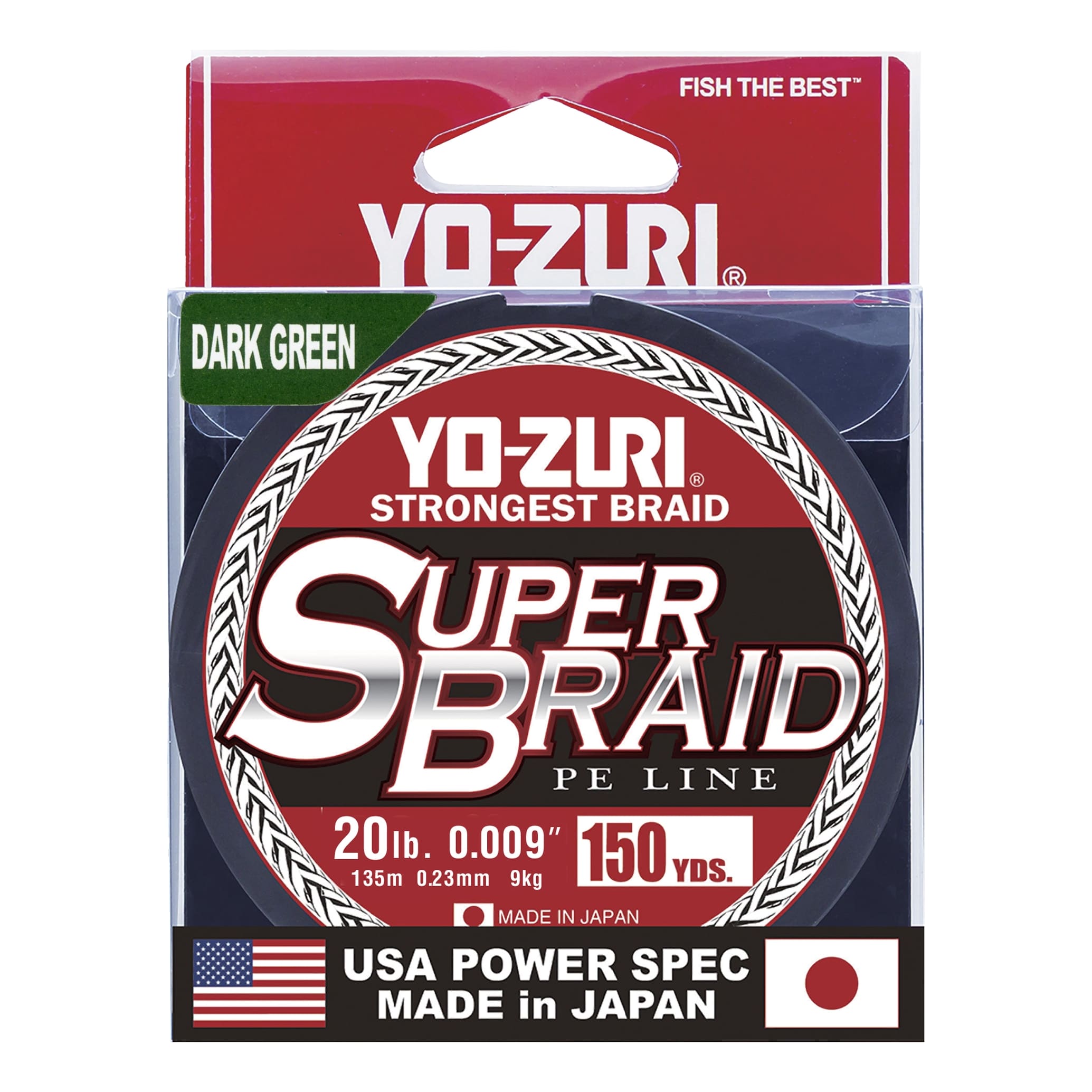 Yo-Zuri® 150-Yard Superbraid Line - package