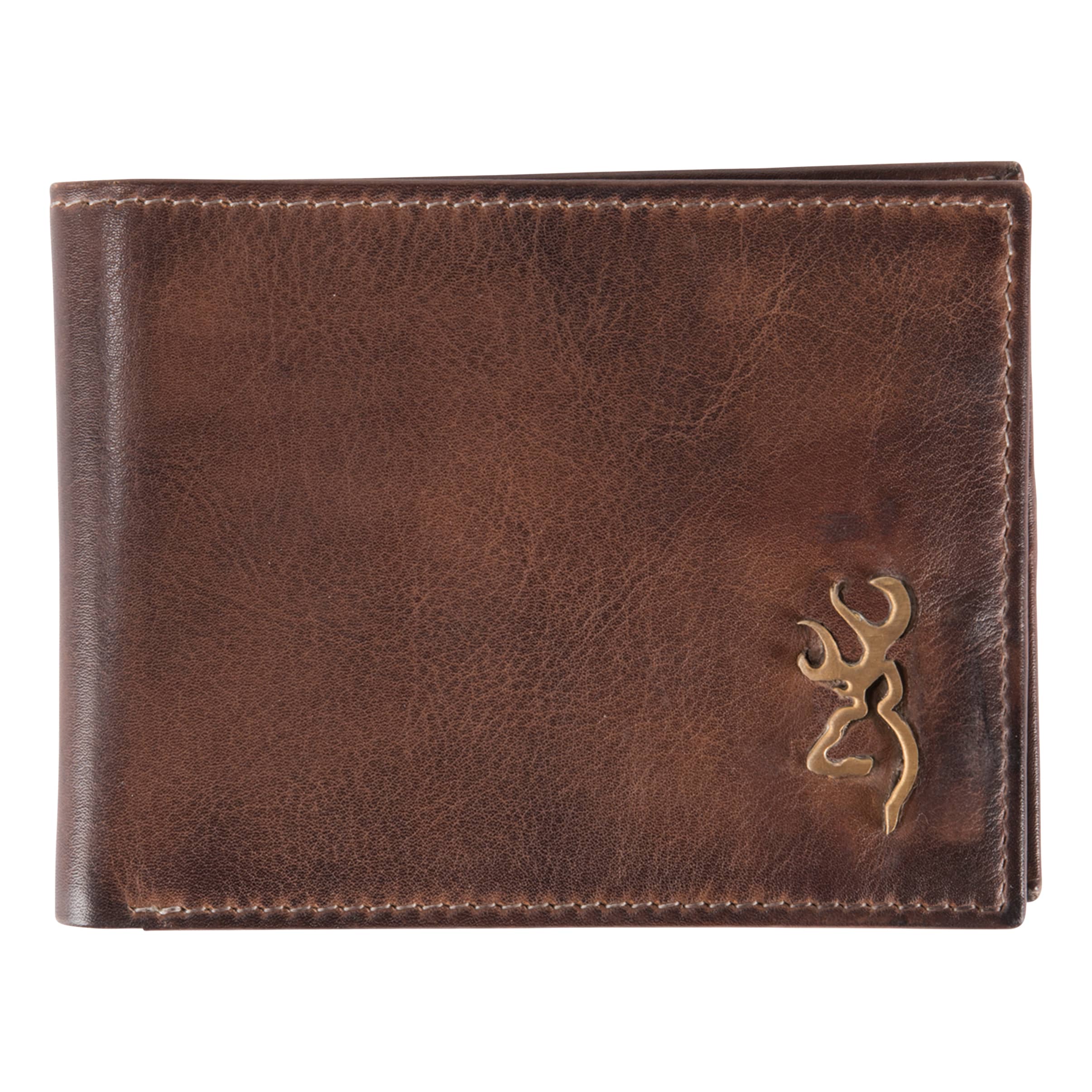 Browning® Men's Brass Buck Bifold Wallet