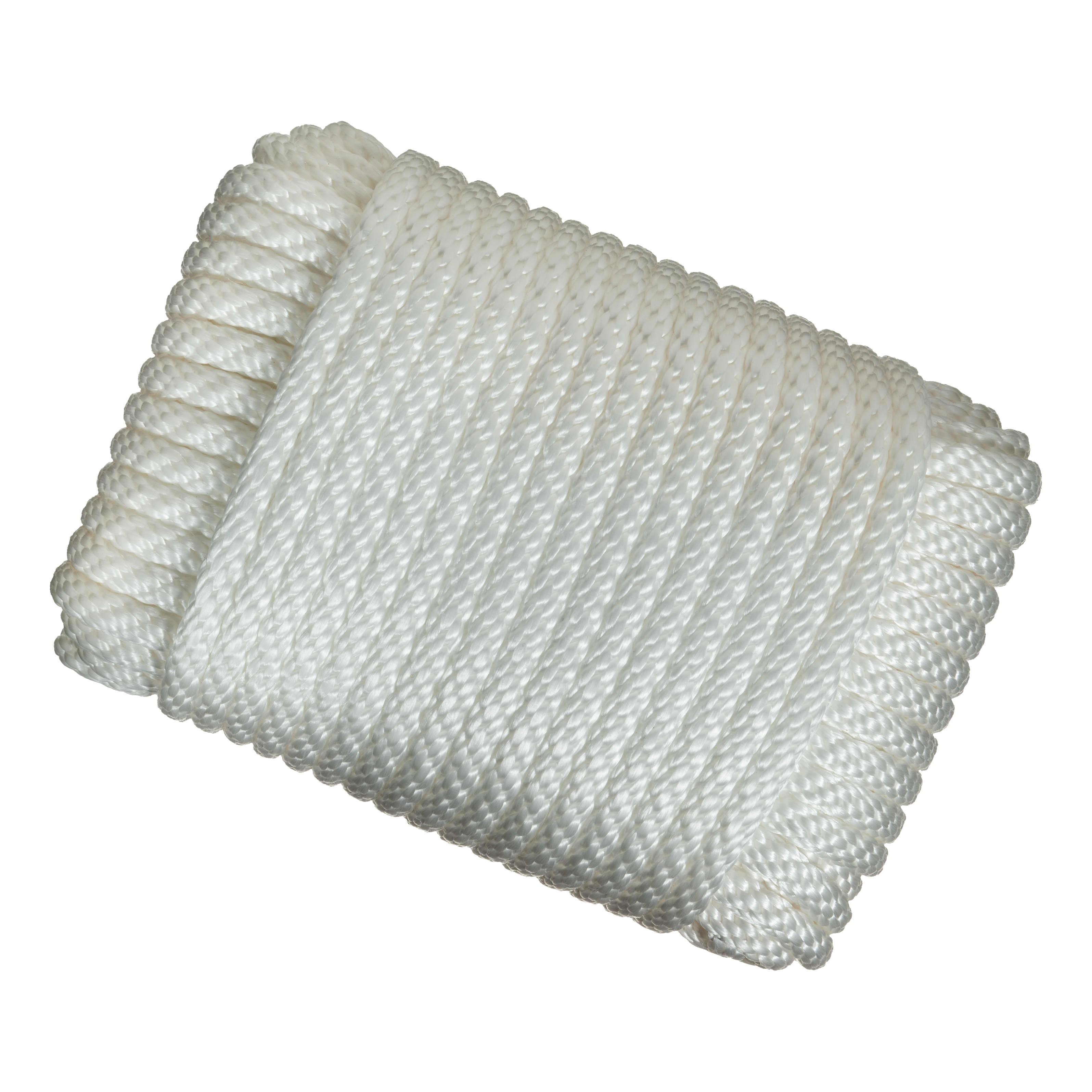 Bass Pro Shops Solid Braid MFP Rope - White - 3/8" x 100'